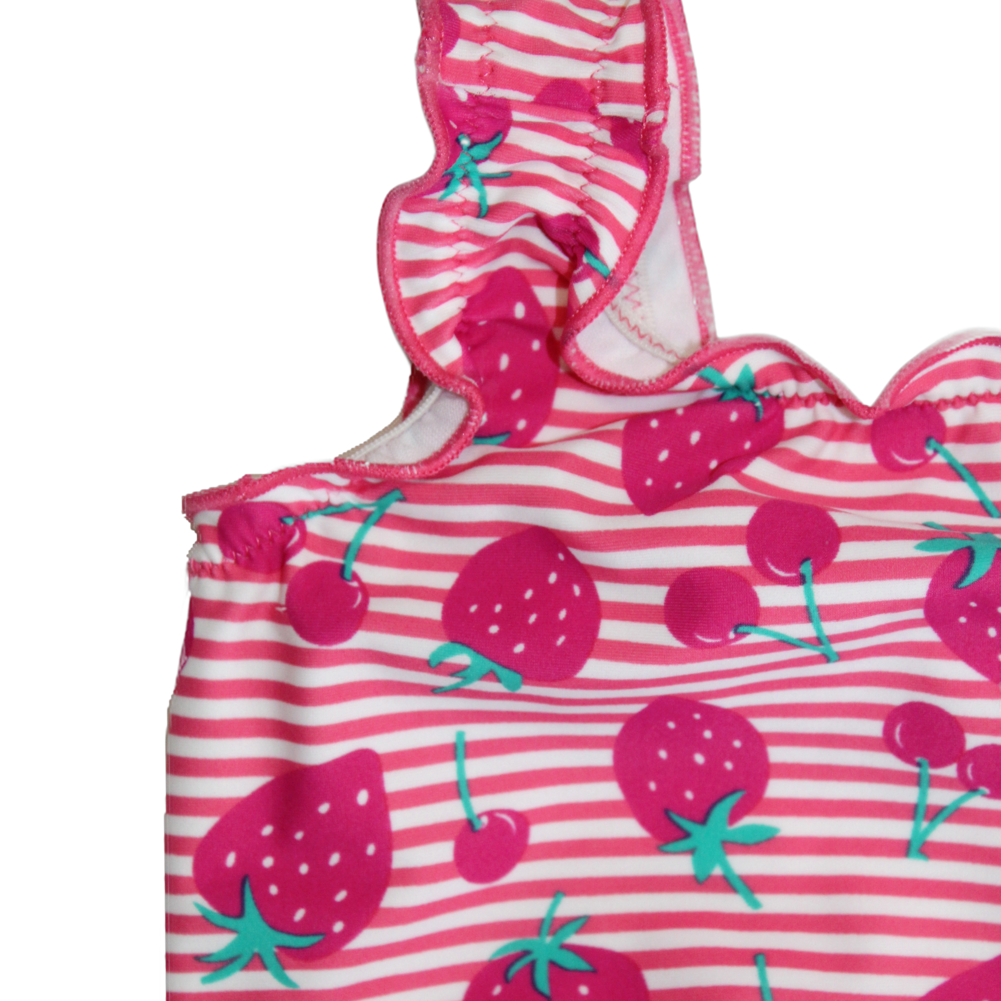 Strawberry Swimsuit with Integrated Nappy