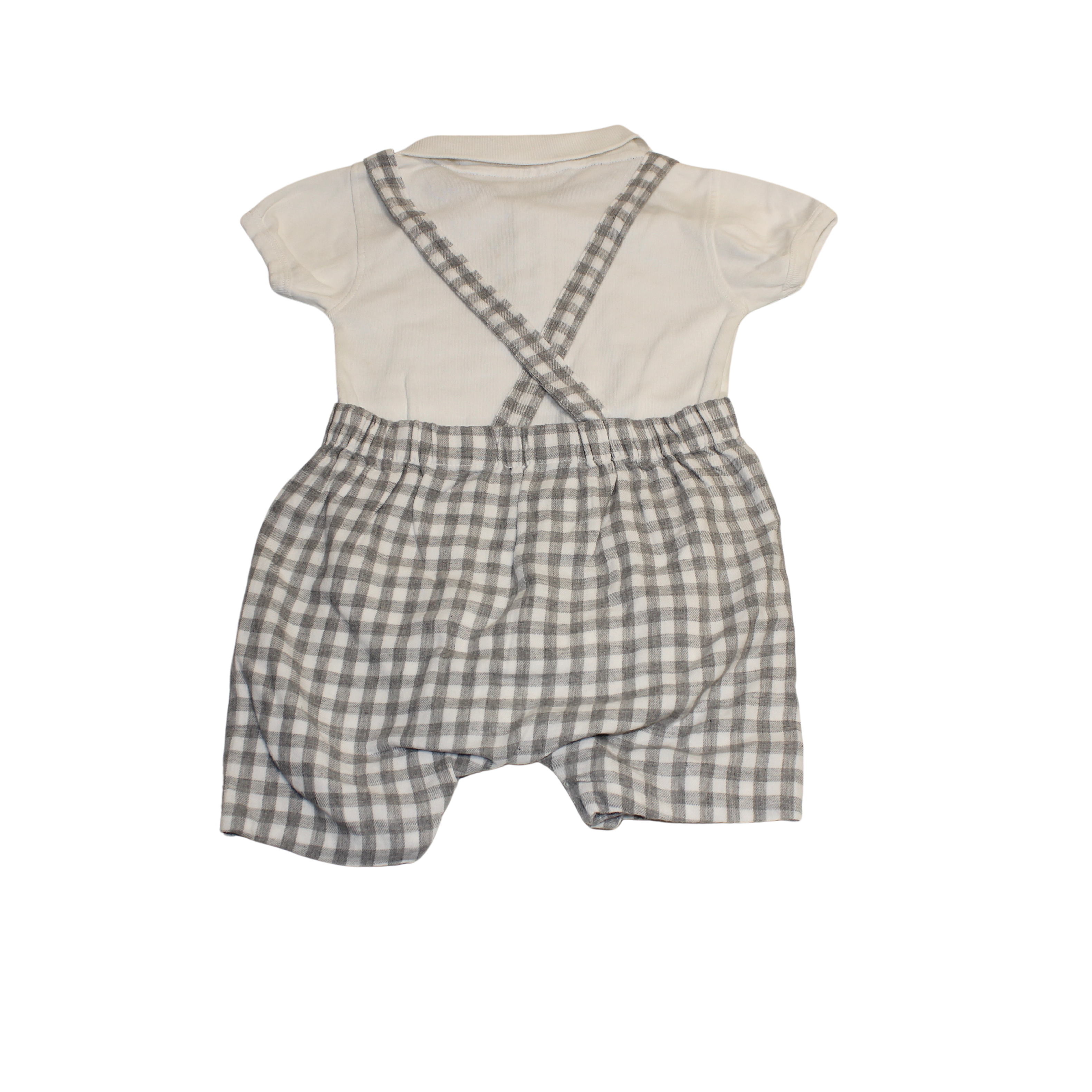 Smart Check Shortie Dungarees