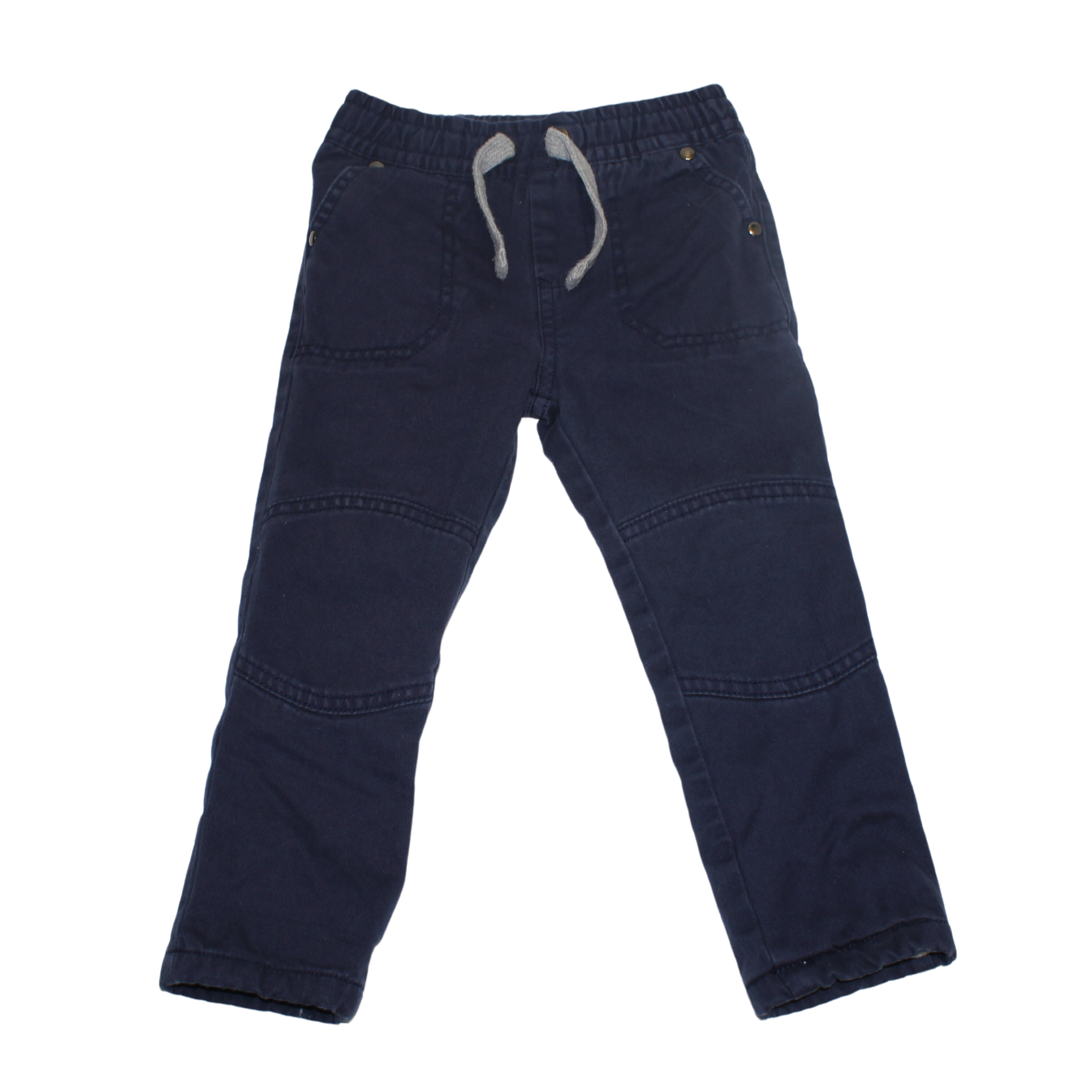 Lined Navy Trousers