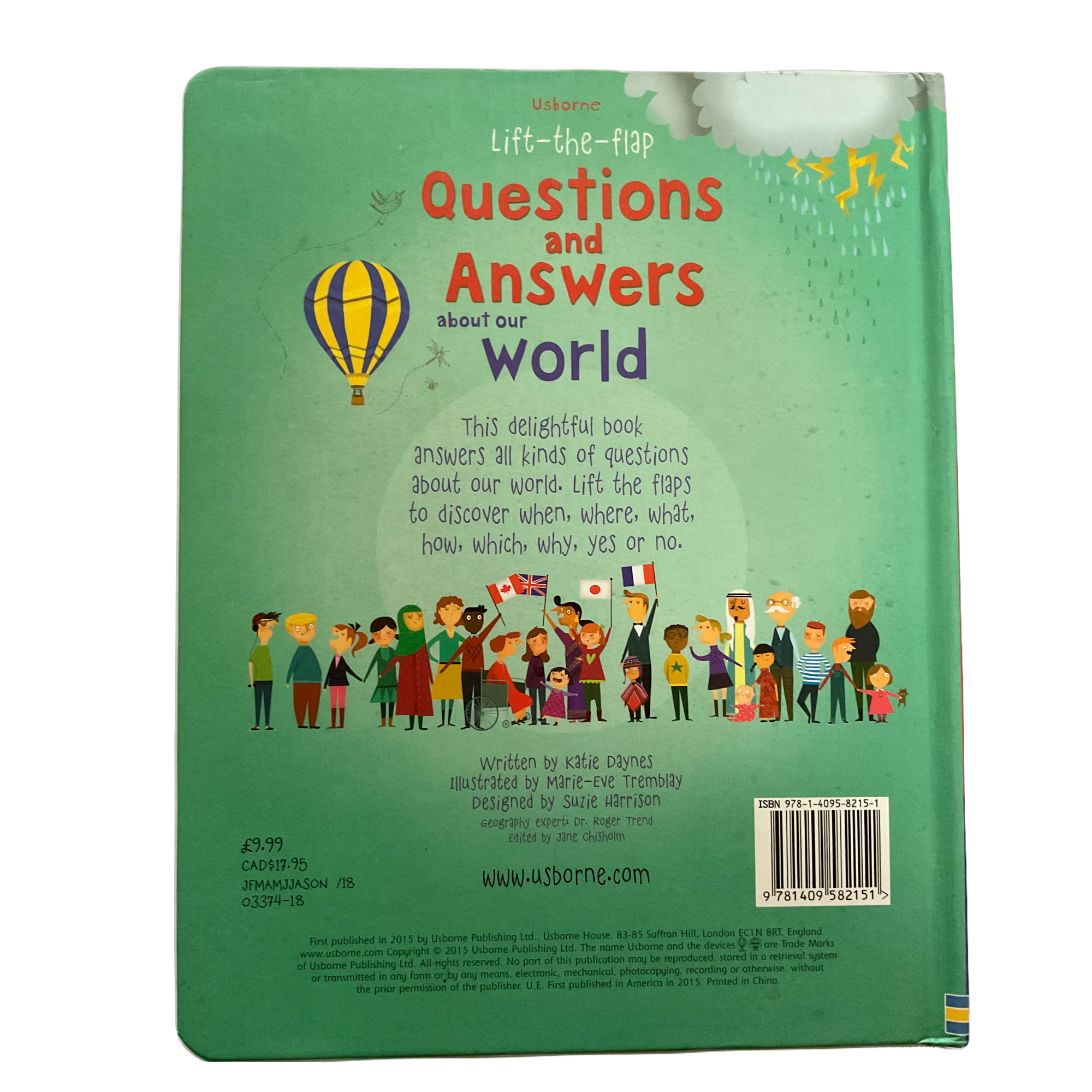 Questions and Answers About Our World - Hardback