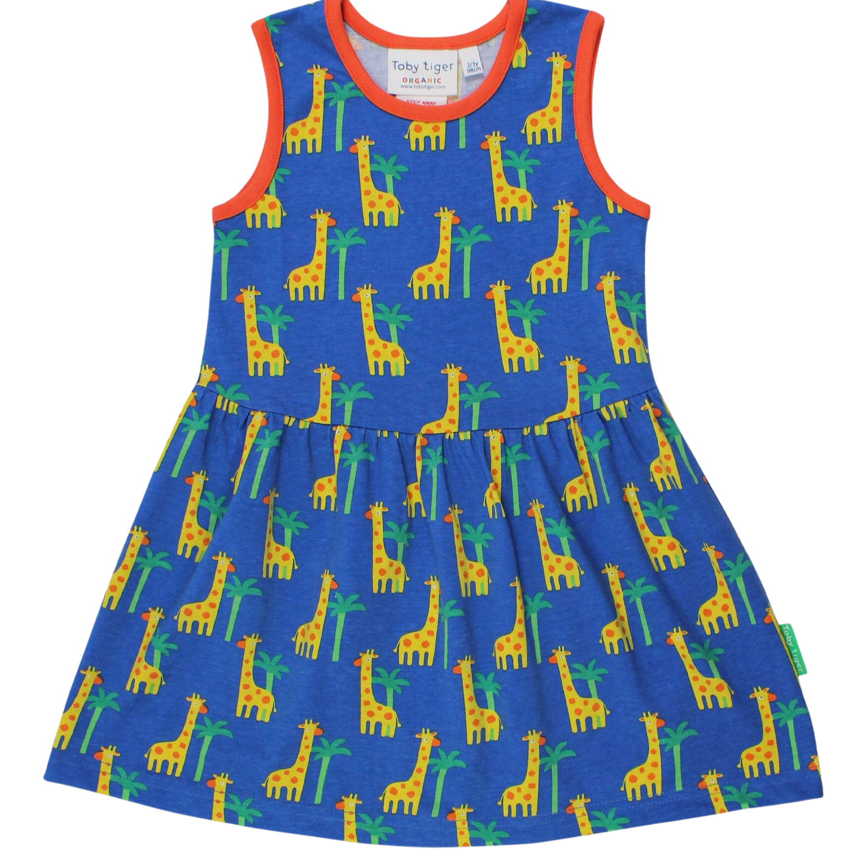 Organic Giraffe Print Summer Dress