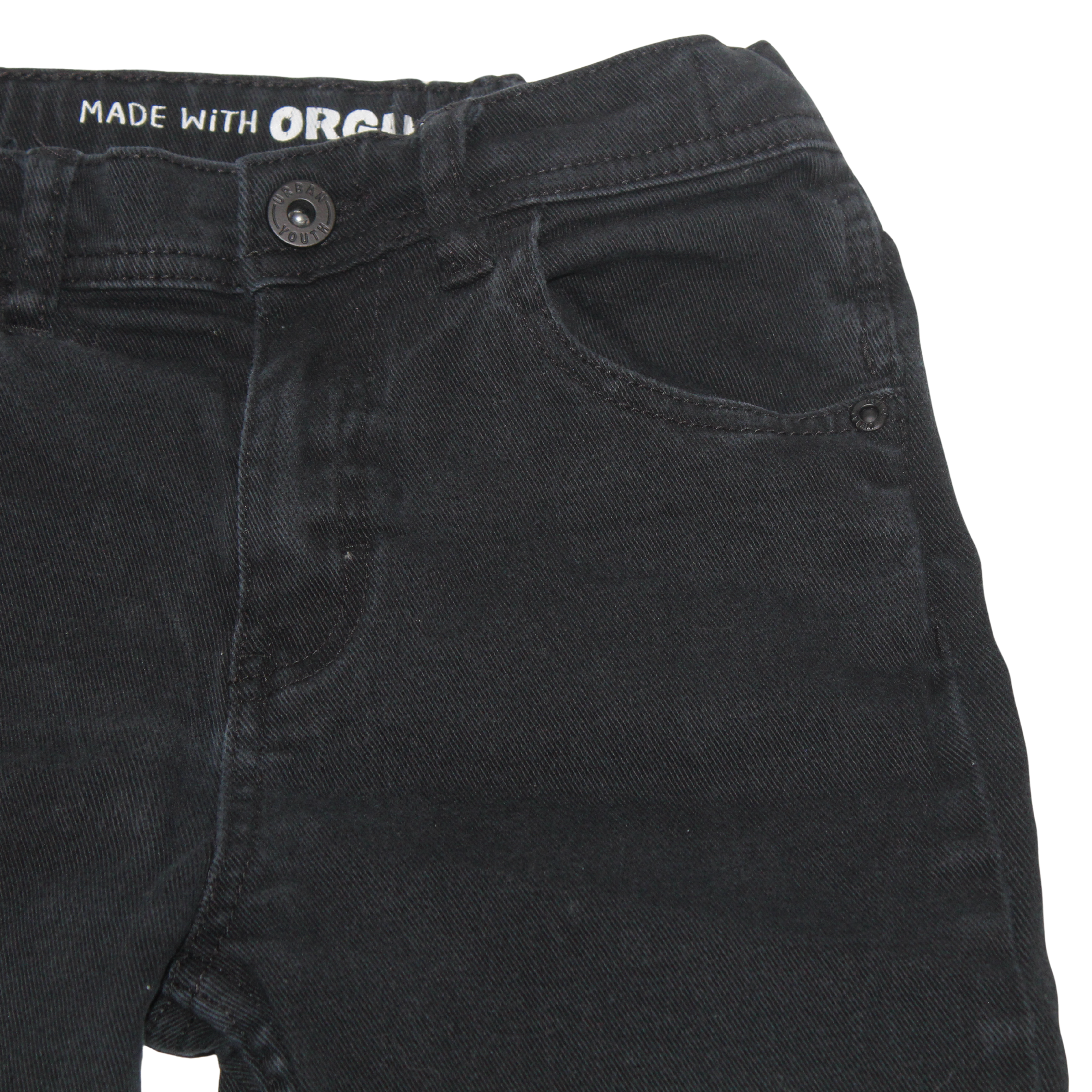 Organic Cotton Black Jeans