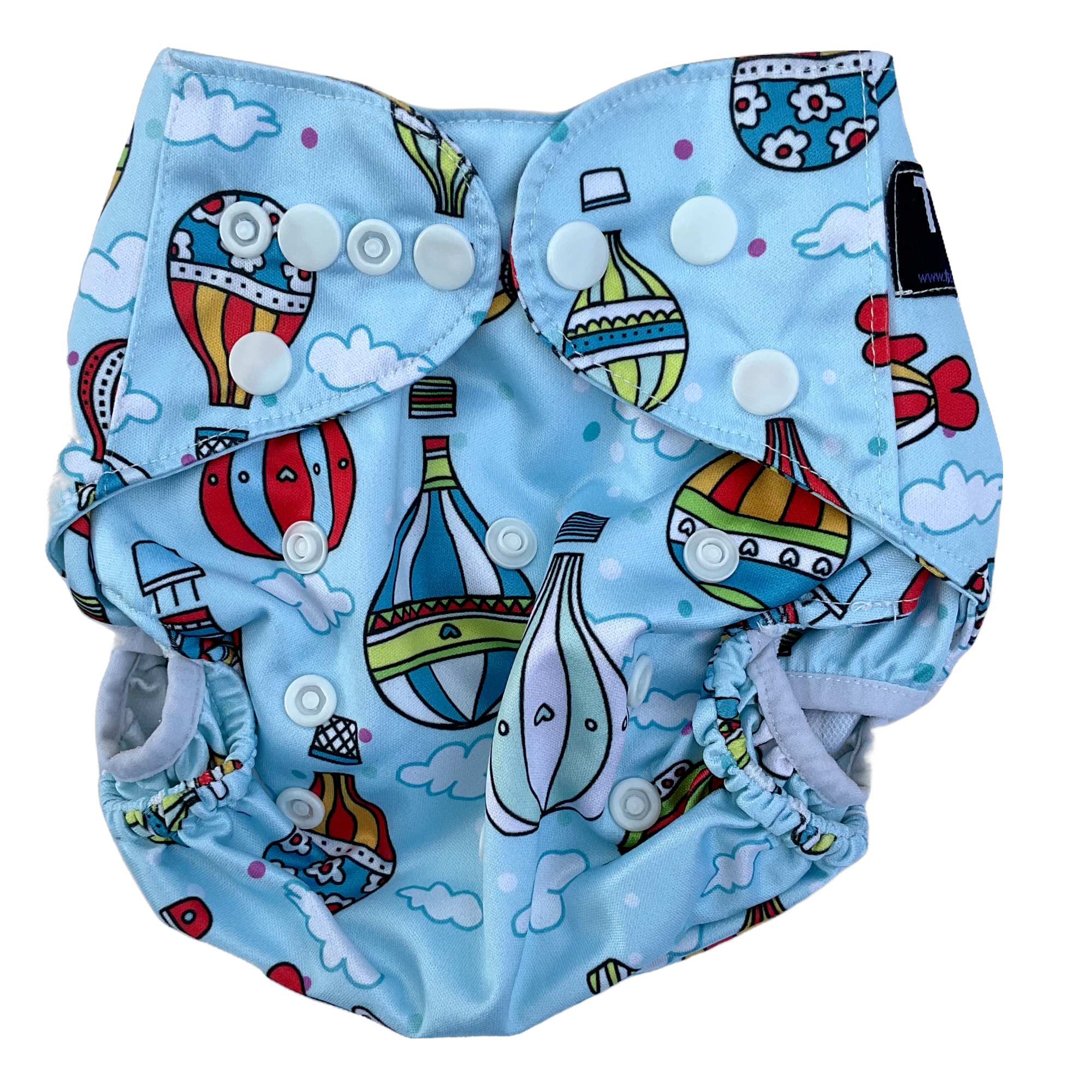 Birth to potty wrap - hot air balloons