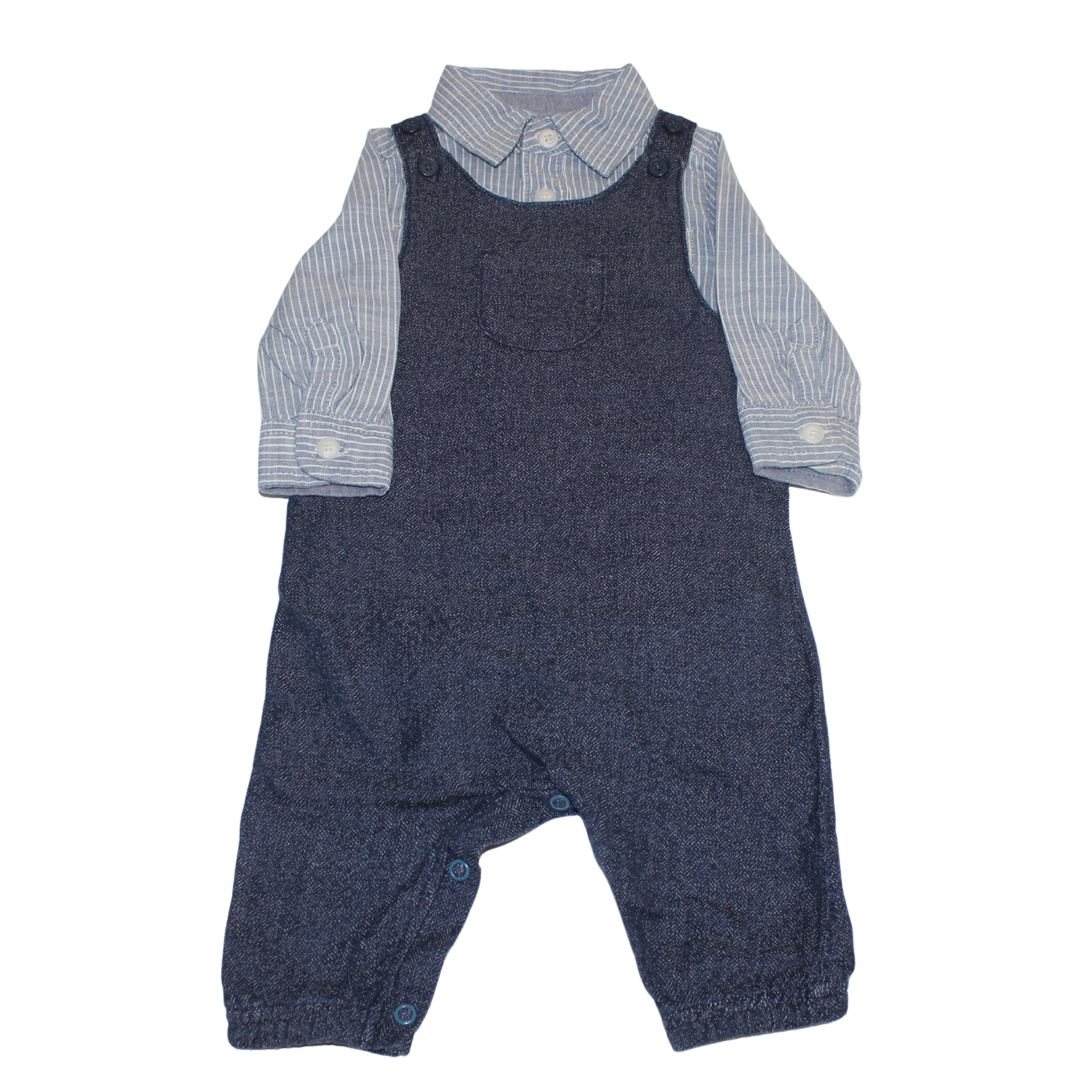 Brushed Cotton Dungarees