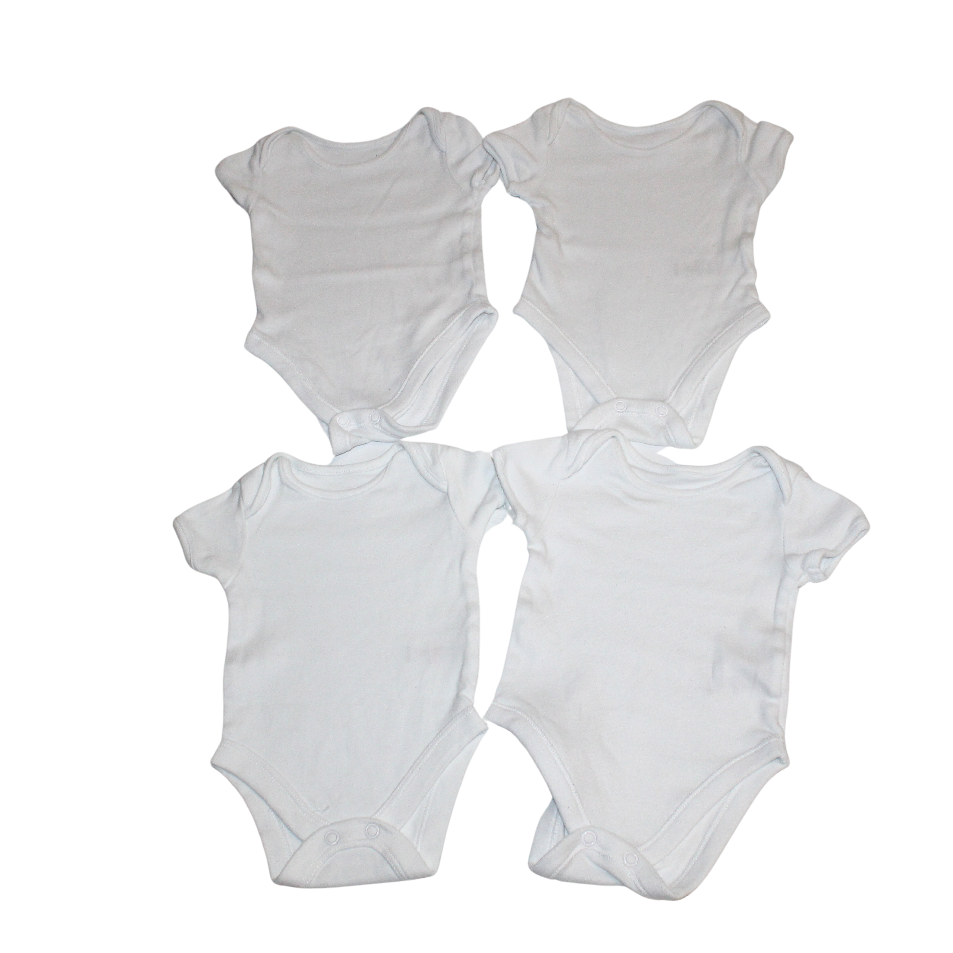 4x White Vests