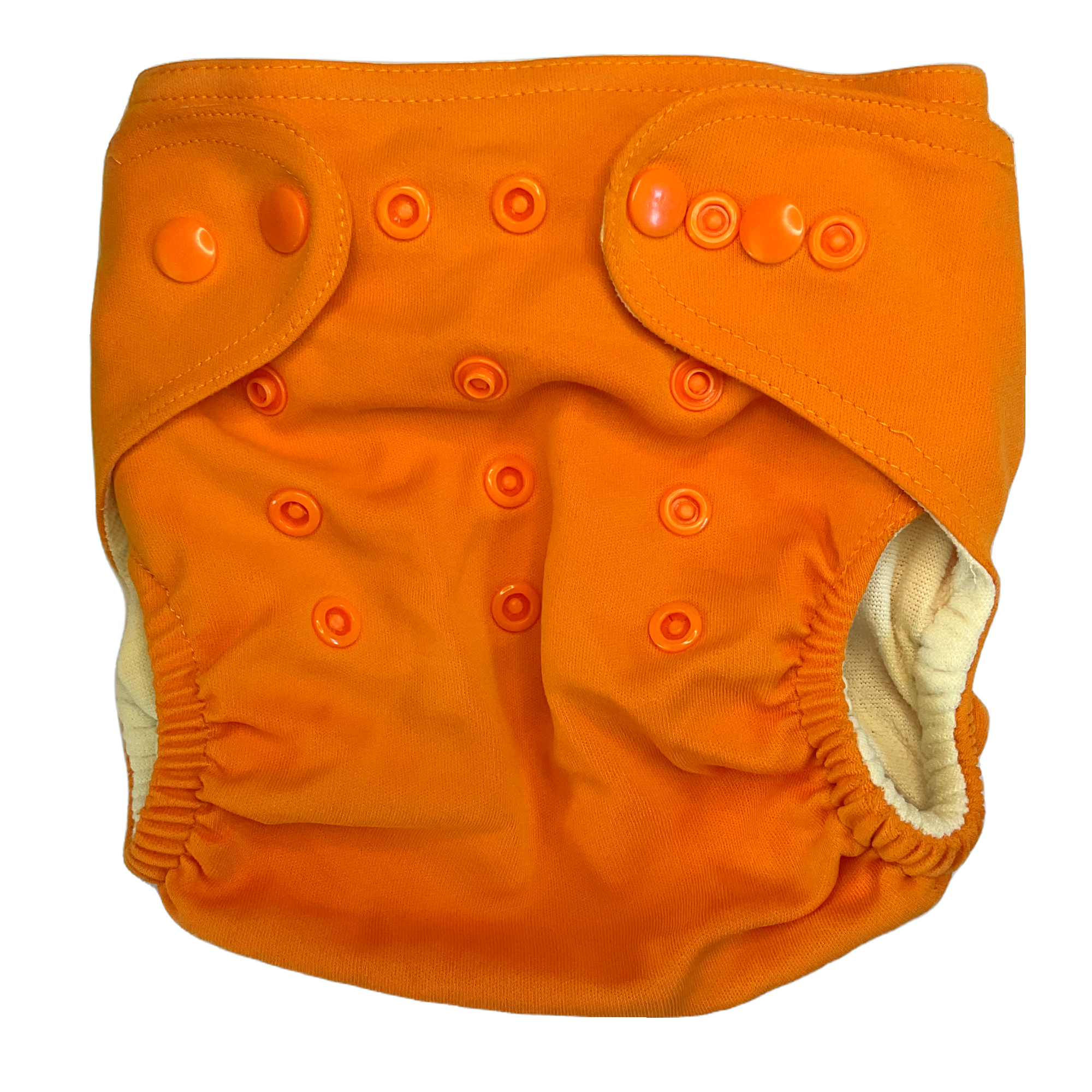 Reusable swim nappy liner orange