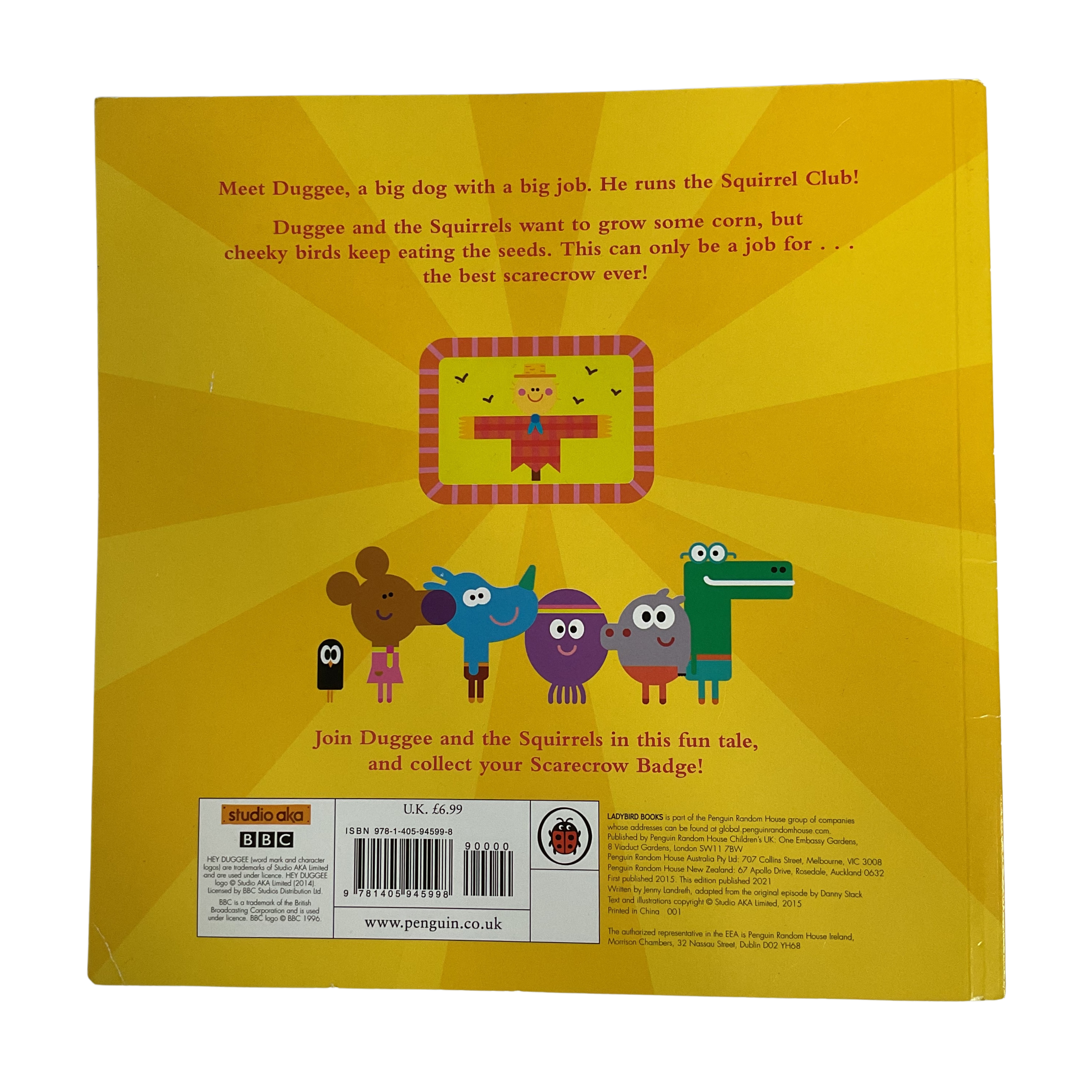 Hey Duggee The Best Scarecrow Ever - Paperback