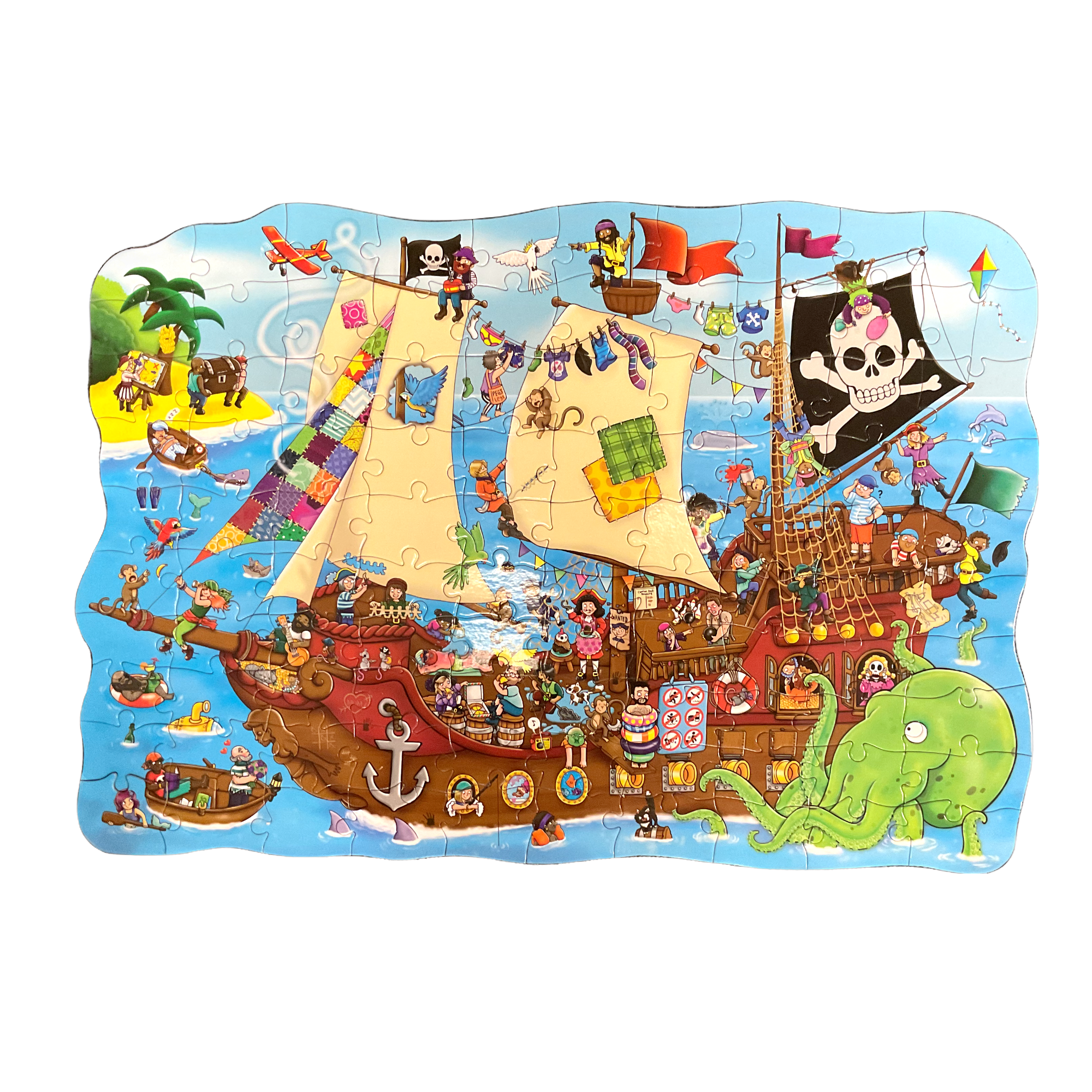 Pirate Ship 100 Piece Puzzle