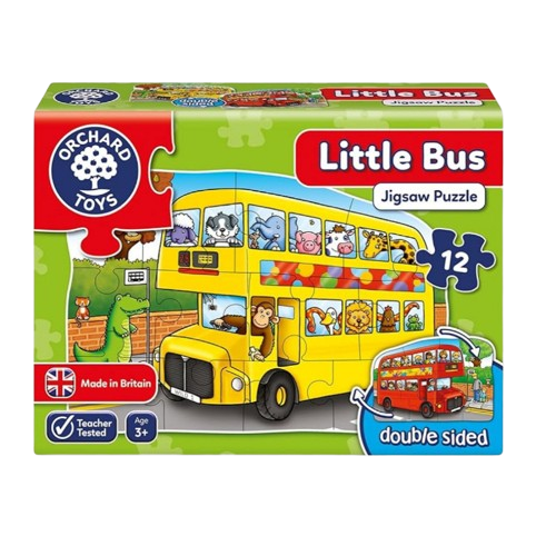Little Bus Double Sided 12 Piece Puzzle