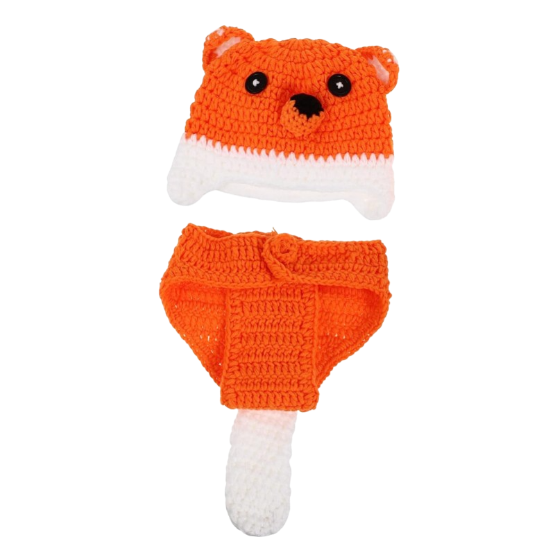 Fox Crochet - Photo Prop Outfit