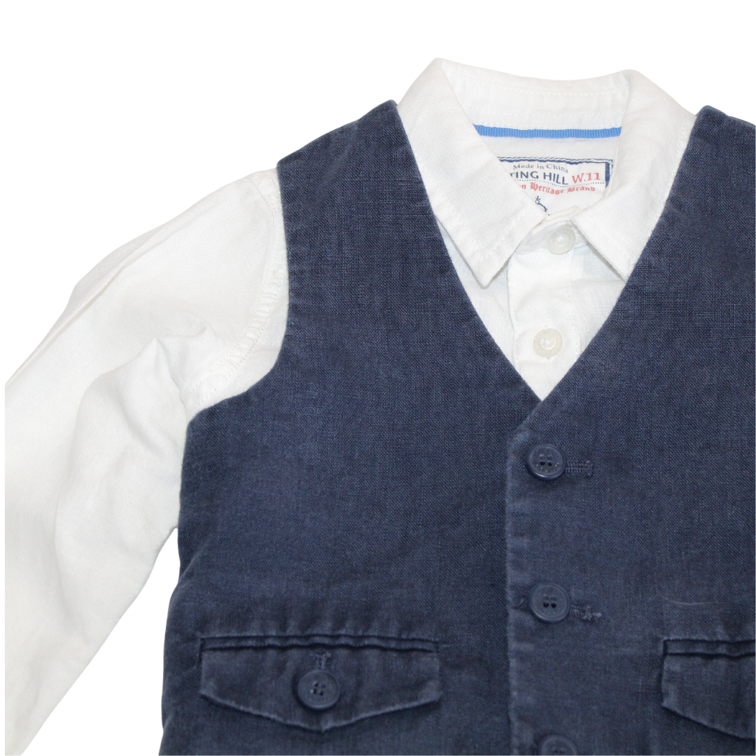 Linen Mix 3 Piece Suit