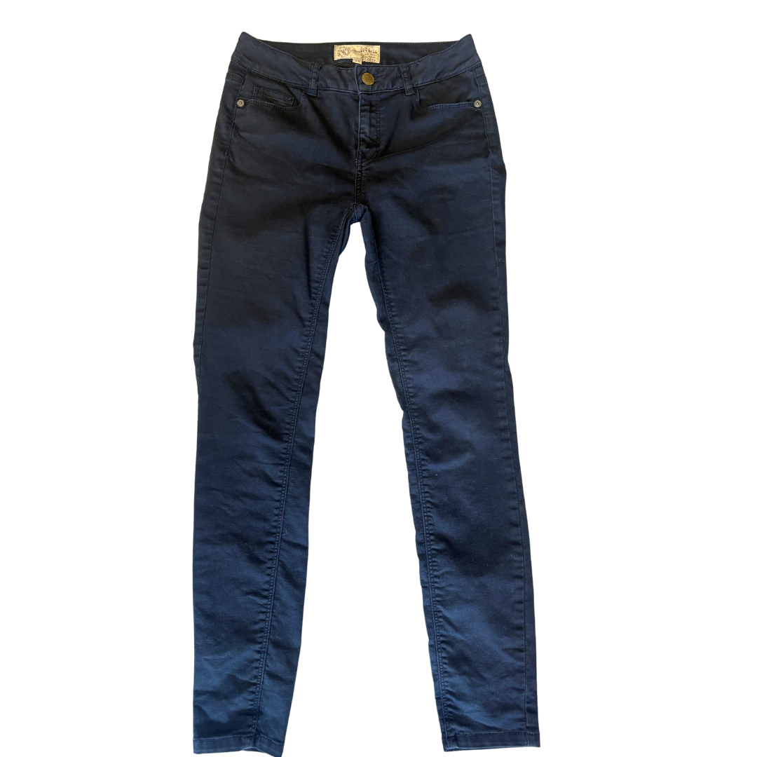 Skinny Navy Trousers