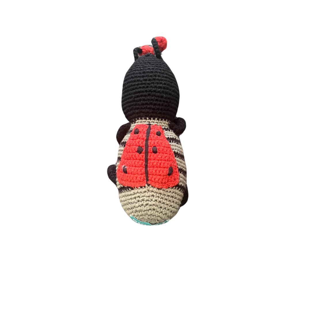 Ladybird Crochet Rattle