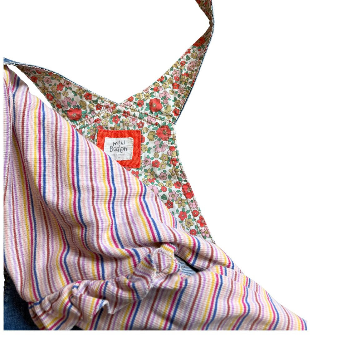 Shortie Dungarees with Long Sleeved Top