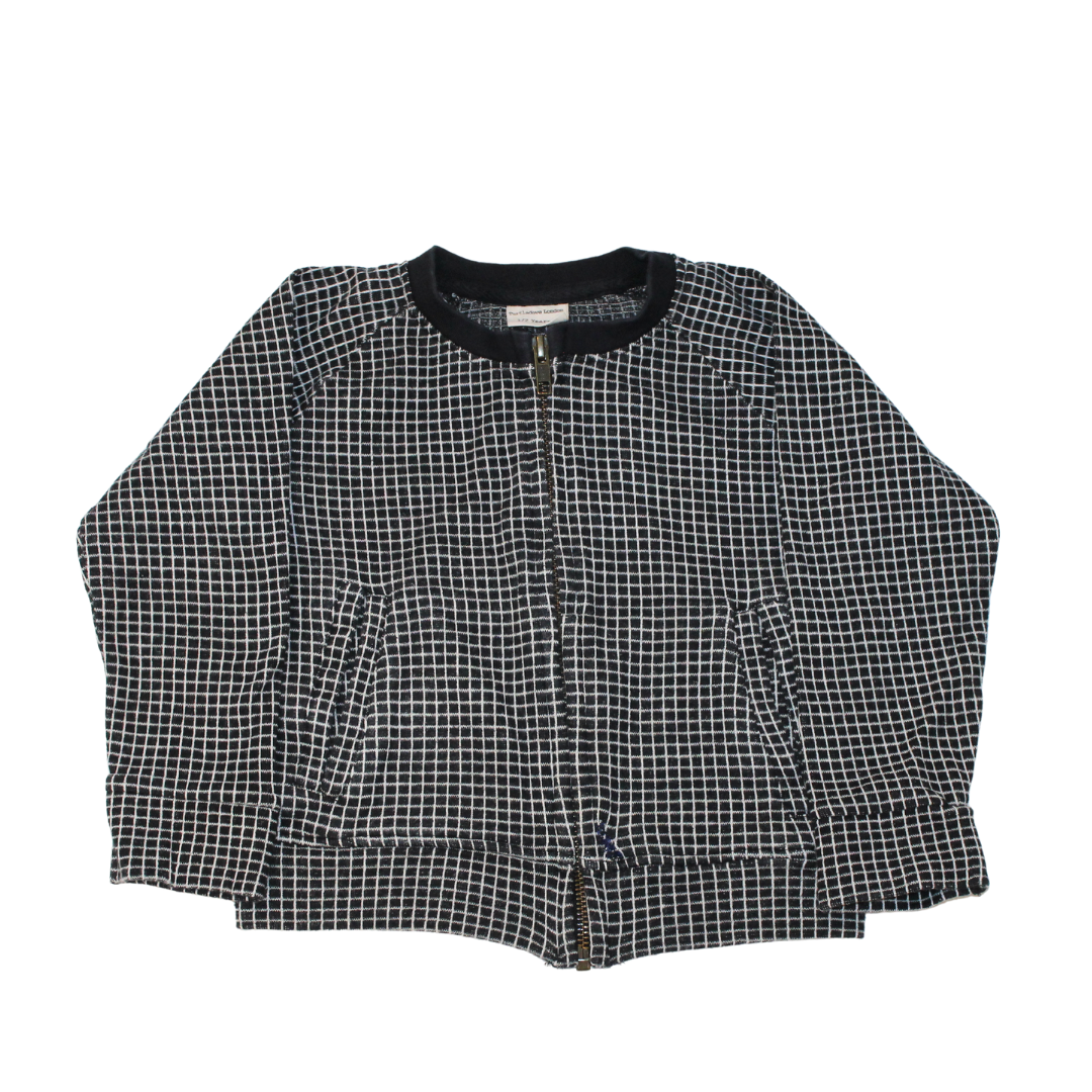 Organic Cotton Zip Cardi