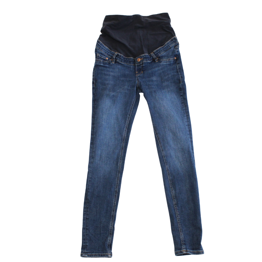 Skinny High Rib Maternity Jeans