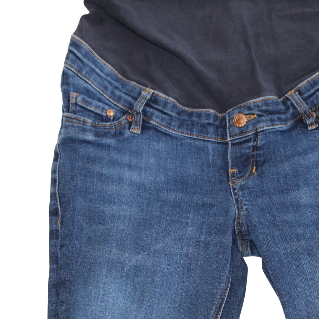 Skinny High Rib Maternity Jeans