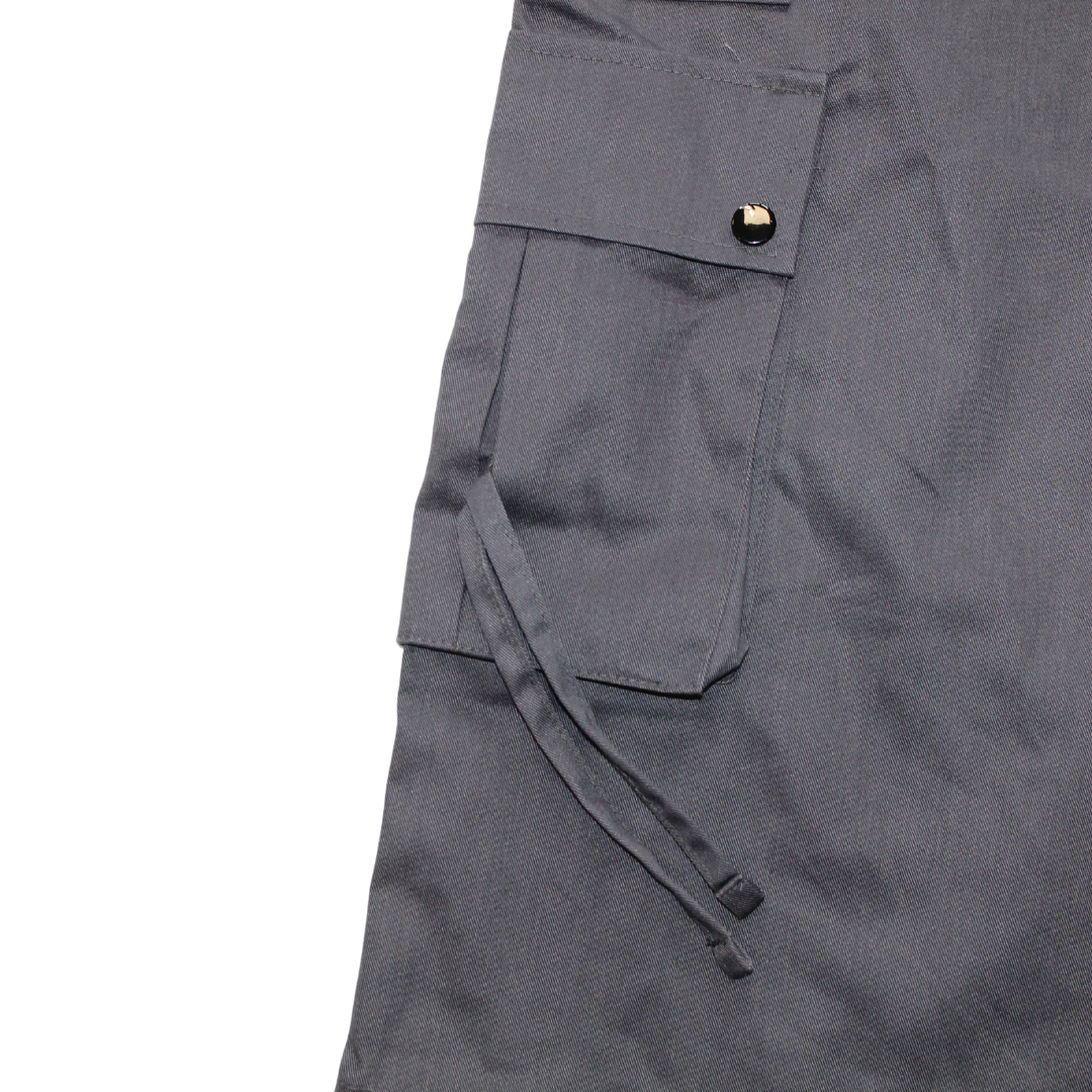 Grey Cargo Maternity Trousers