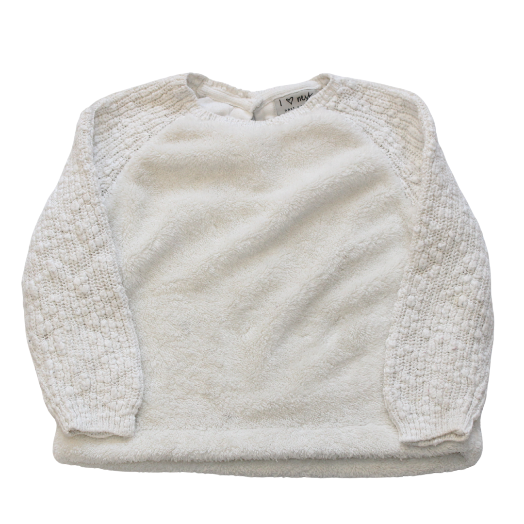 Cream Fluffy Jumper