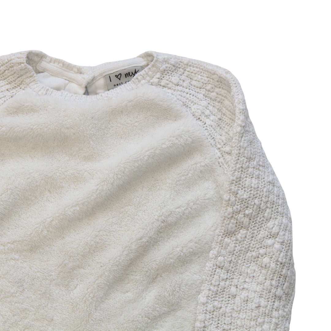 Cream Fluffy Jumper