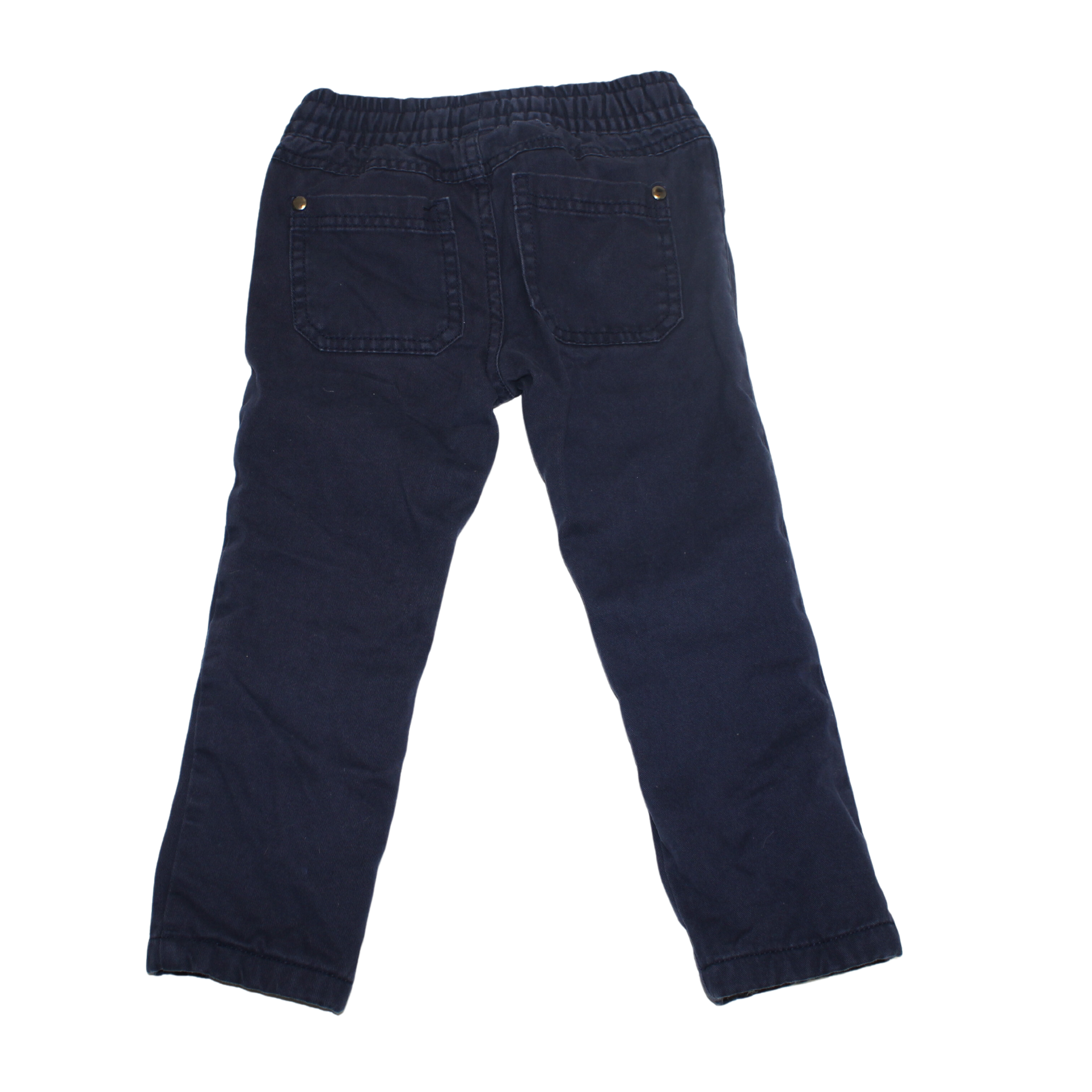 Lined Navy Trousers
