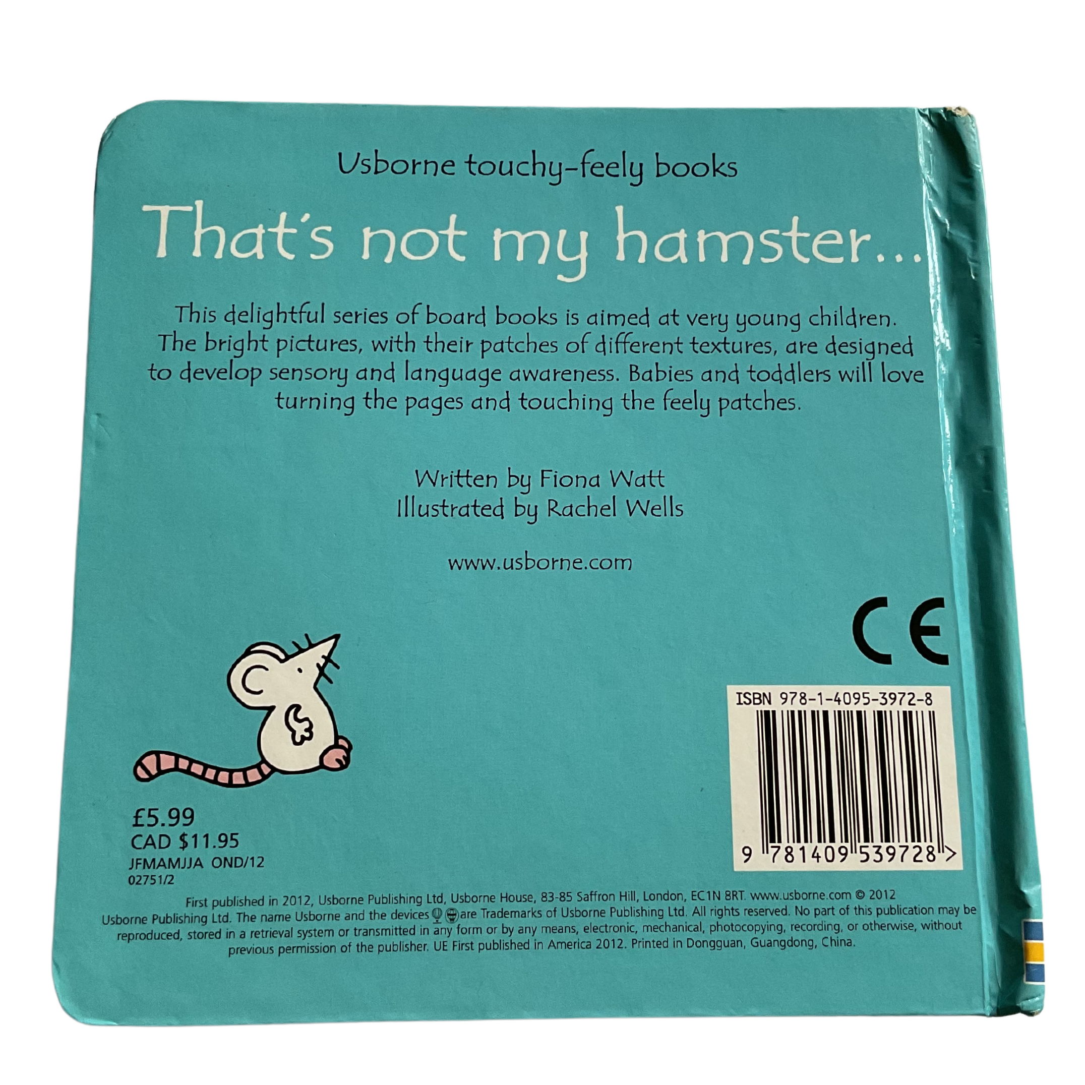 That’s Not My Hamster - Boardbook