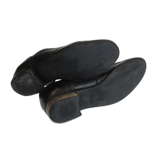 Hamble Oak Black Leather School Brogues - 2nd Lyfe C.I.C