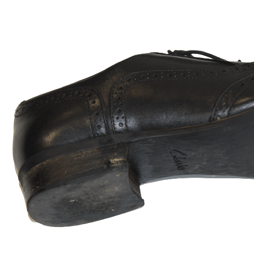 Hamble Oak Black Leather School Brogues - 2nd Lyfe C.I.C