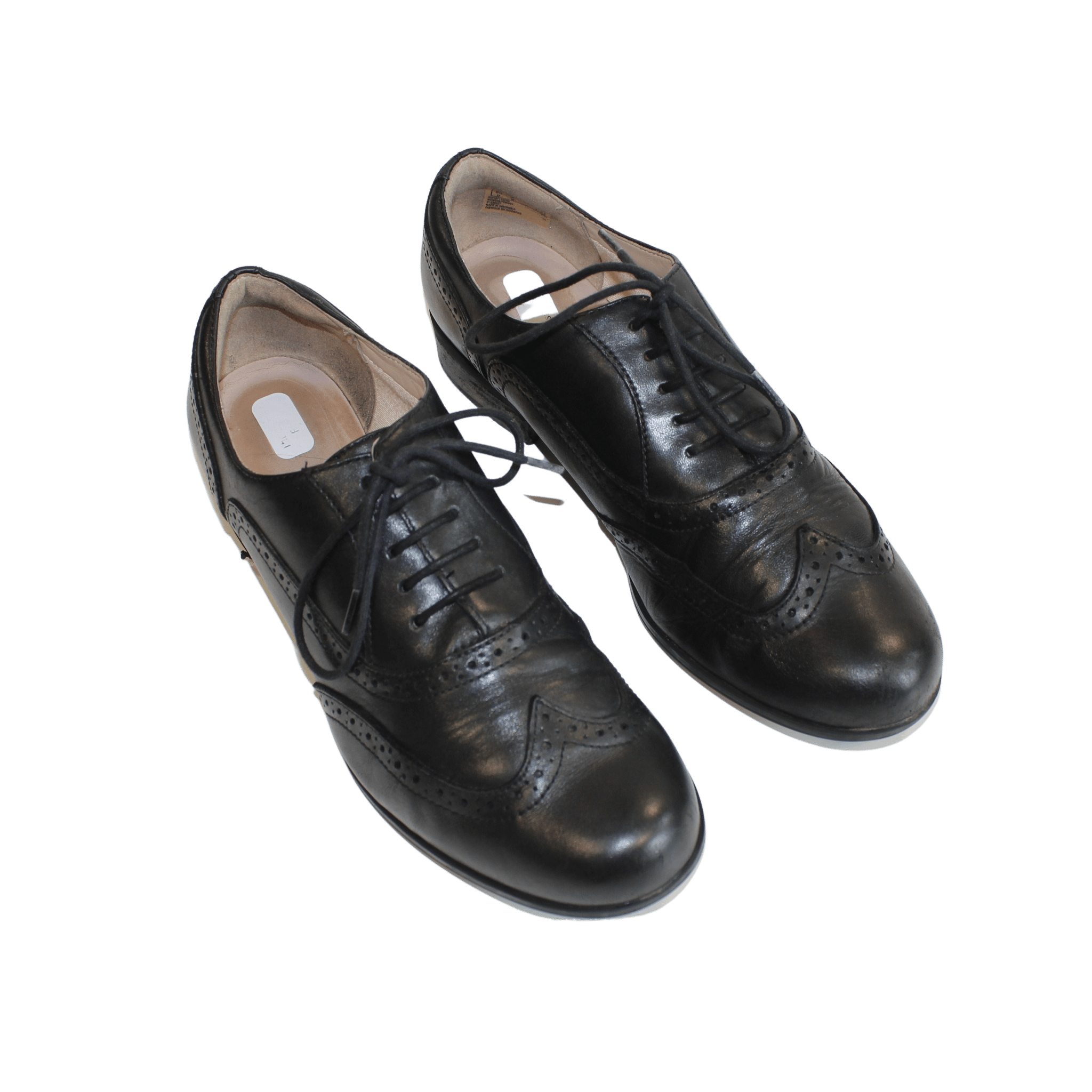 Hamble Oak Black Leather School Brogues - 2nd Lyfe C.I.C