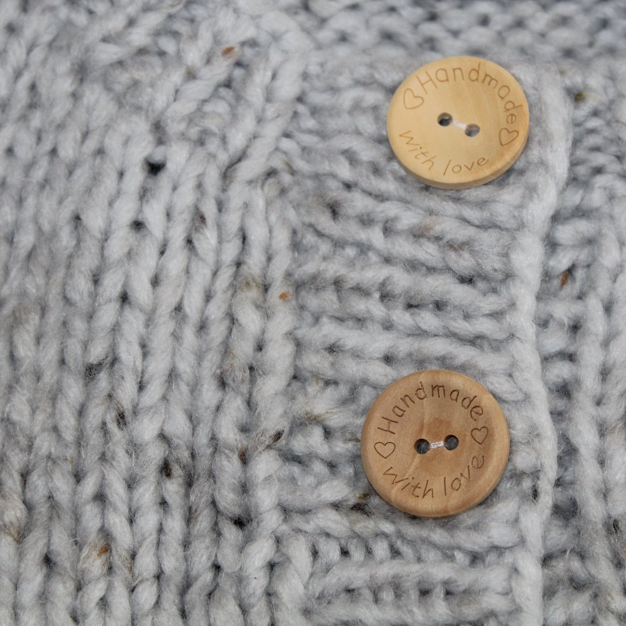 Handmade Grey Cardigan - 2nd Lyfe C.I.C