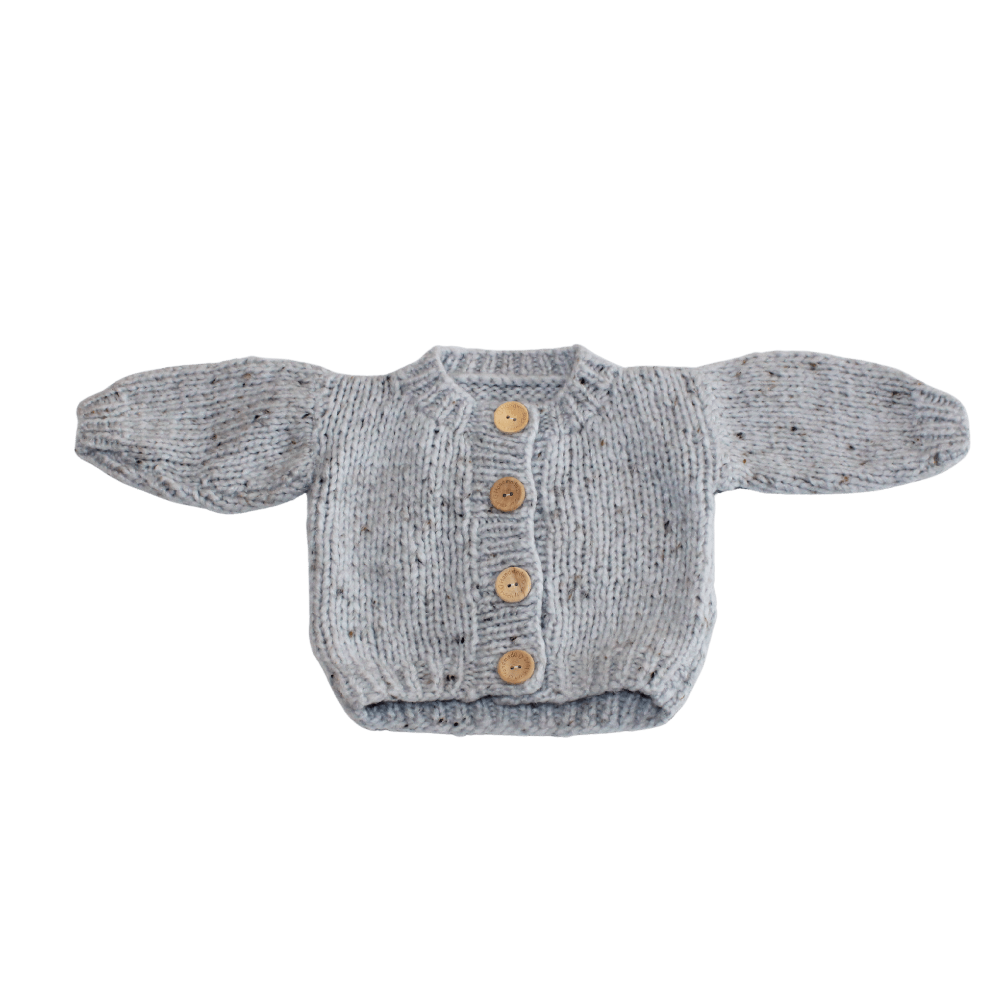 Handmade Grey Cardigan - 2nd Lyfe C.I.C