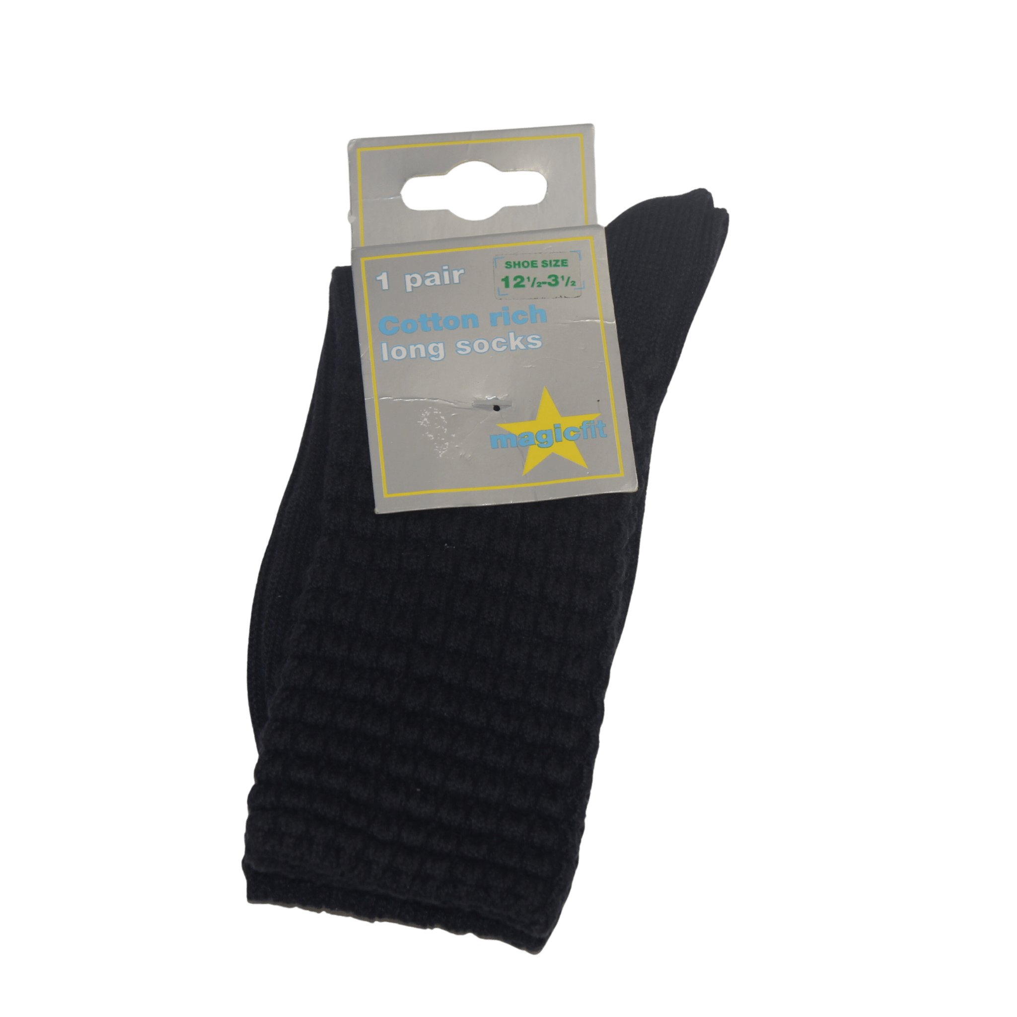 Navy Cotton Rich Long Socks 12.5 - 3.5 - 2nd Lyfe C.I.C