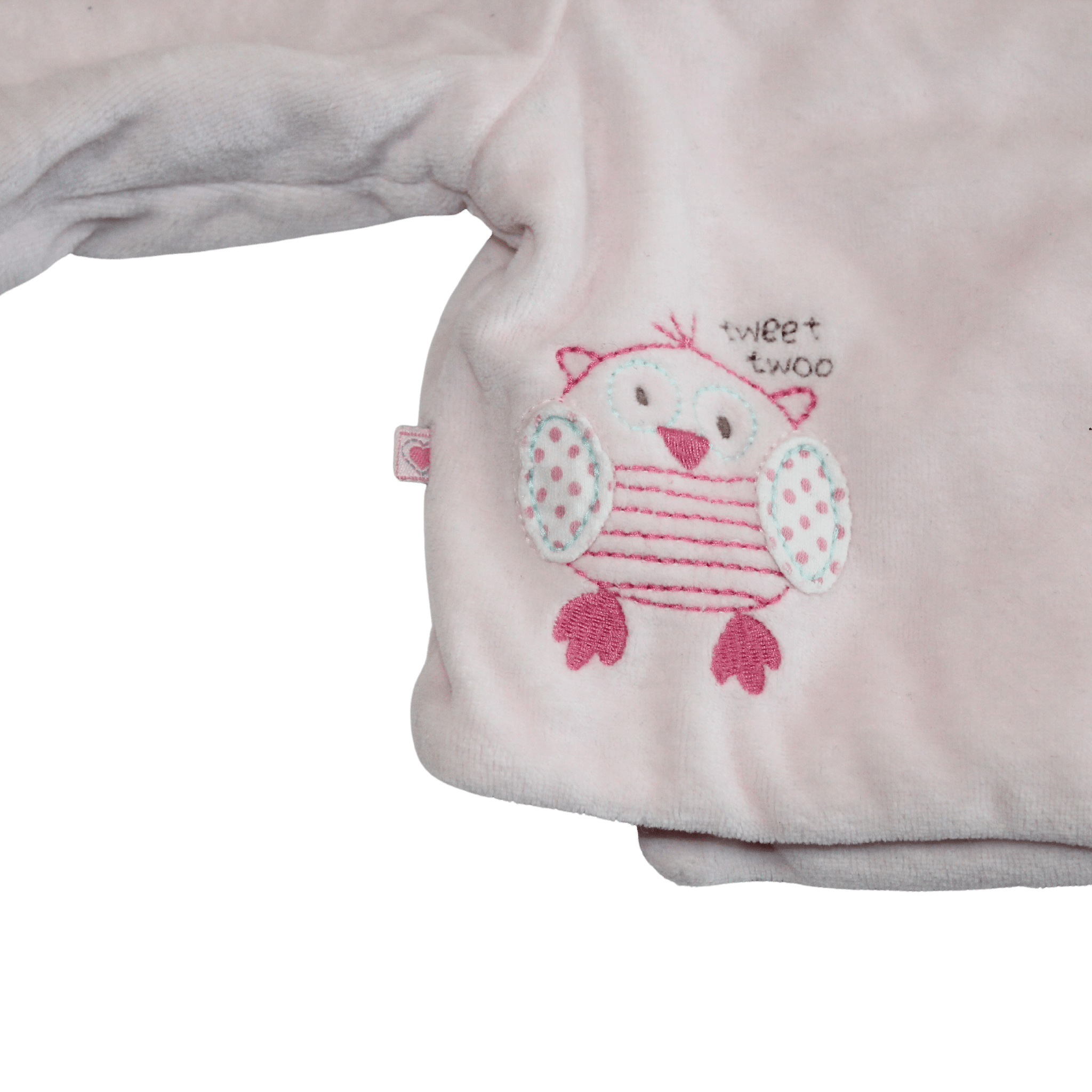 Pink Owl Wraparound Padded Cardi - 2nd Lyfe C.I.C