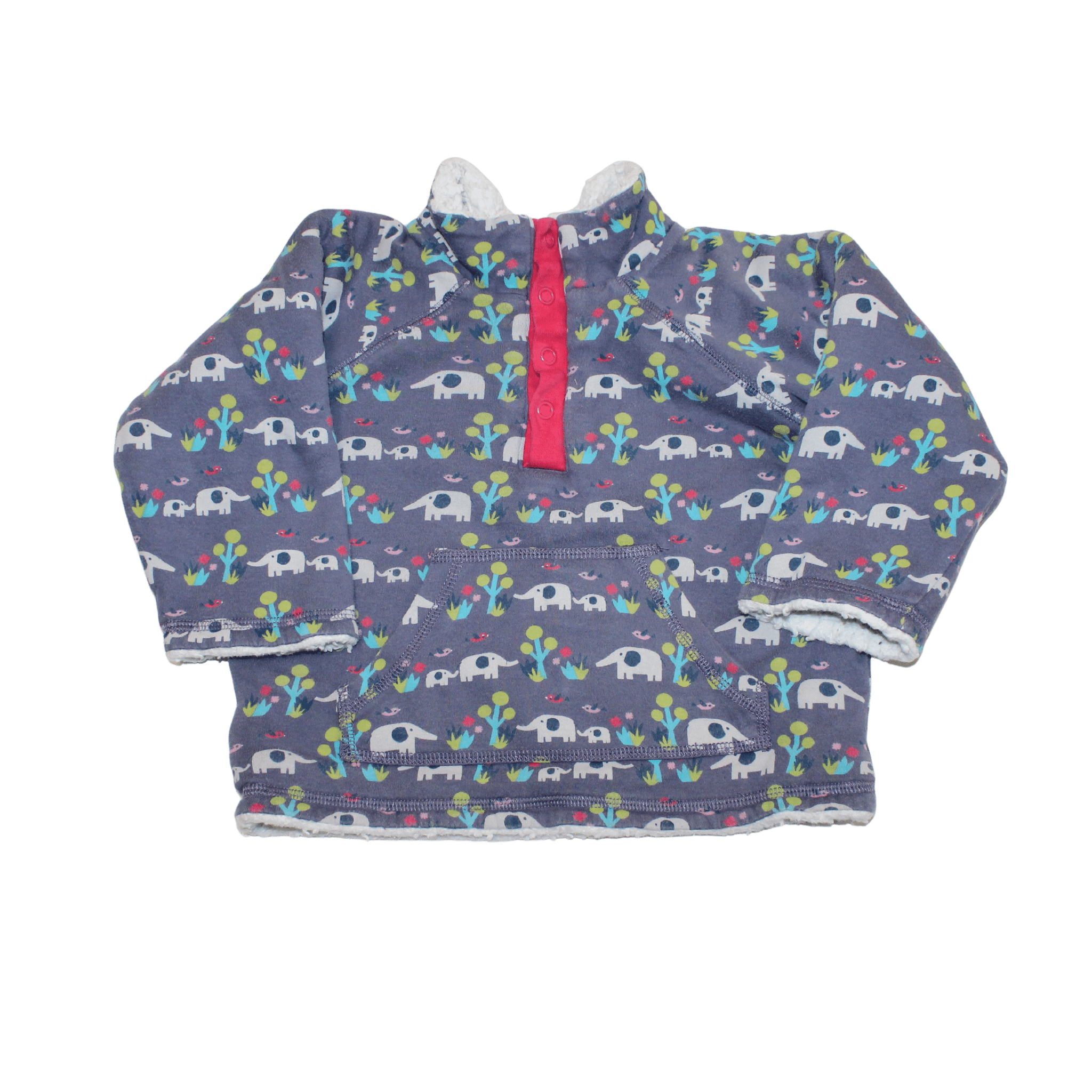 Reversible Elephant Snuggle Fleece - 2nd Lyfe C.I.C
