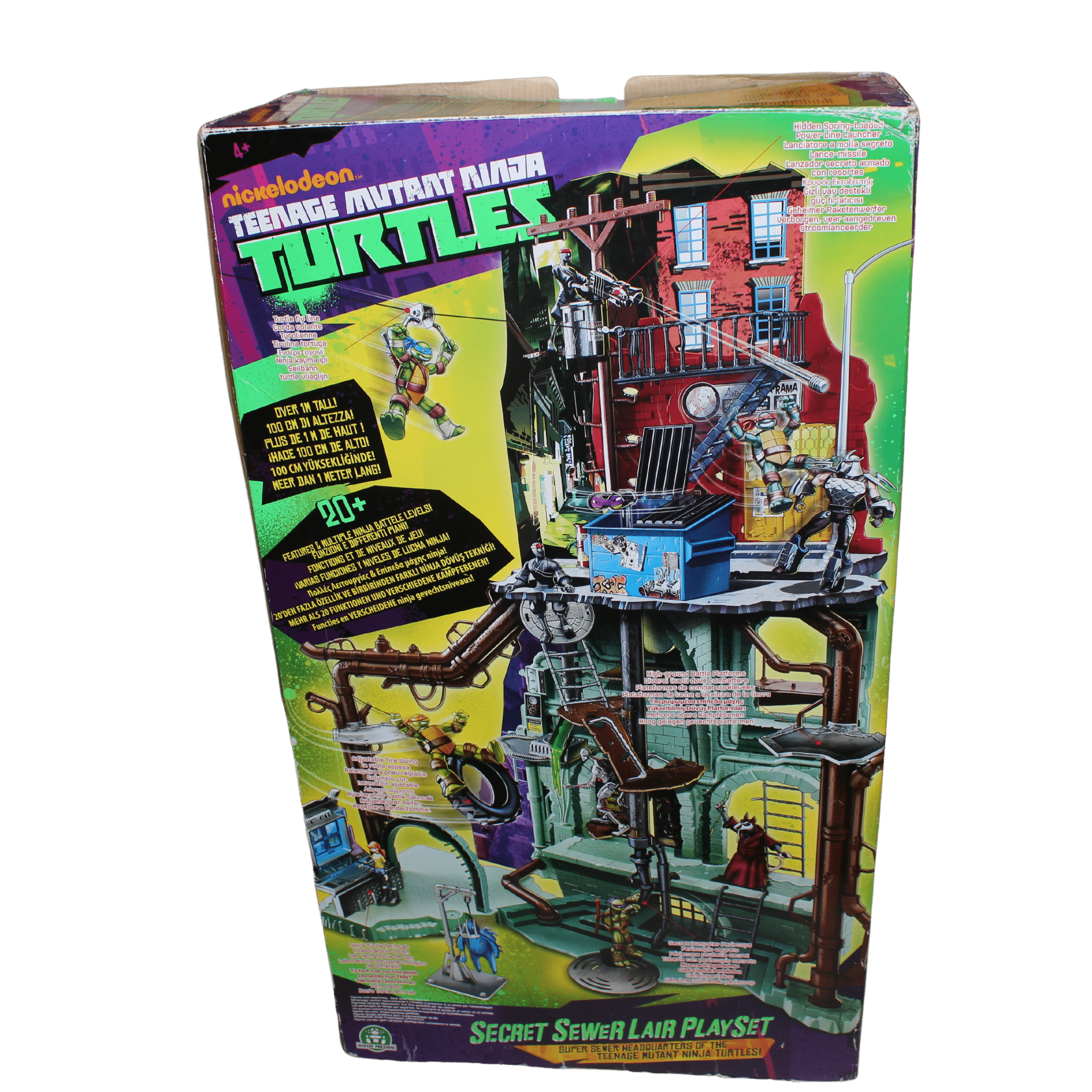 Nickelodeon Teenage Mutant Ninja Turtles Secret Sewer Lair Playset 2nd Lyfe C.I.C