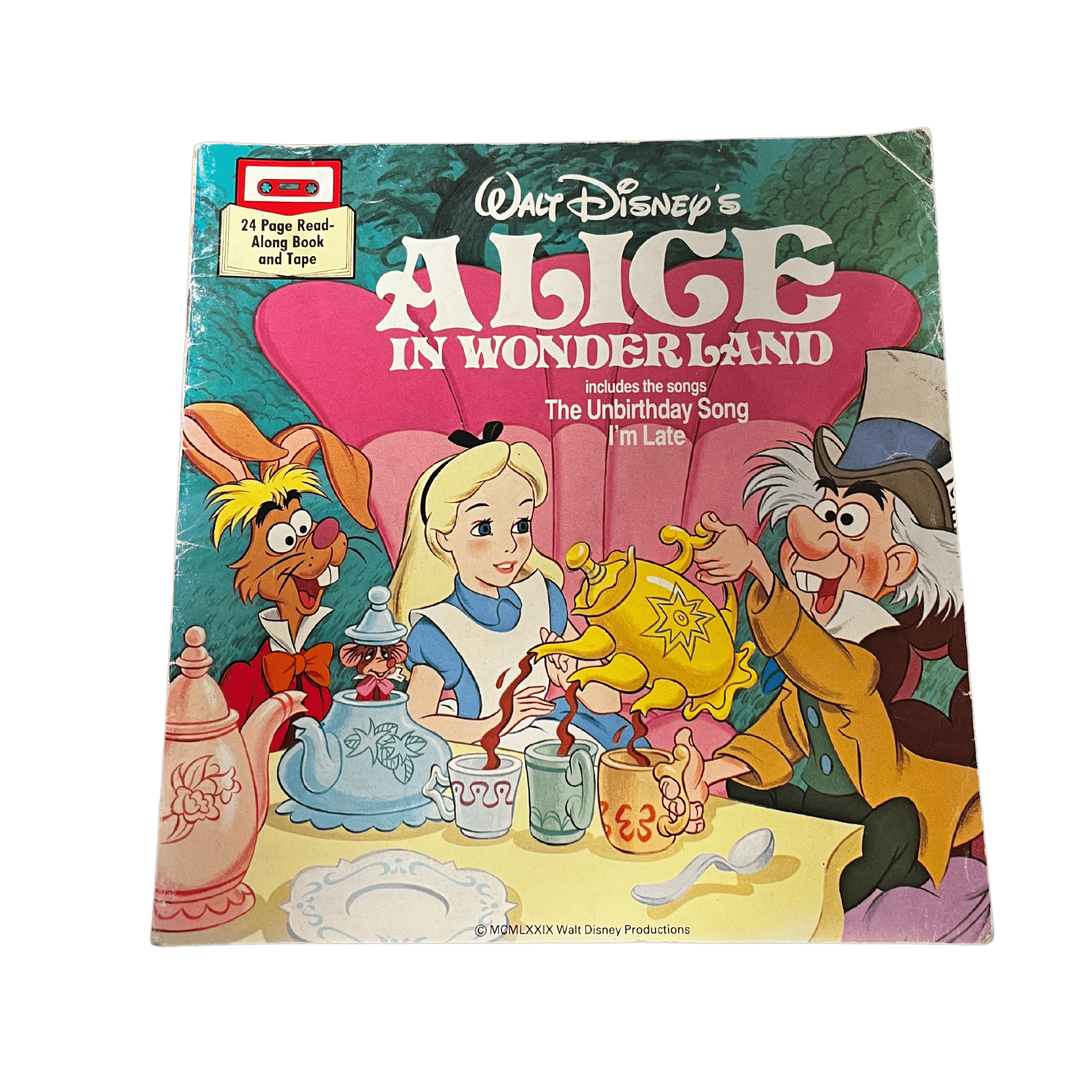 Disney Vintage Alice in Wonderland Read Along Book – 2nd Lyfe C.I.C