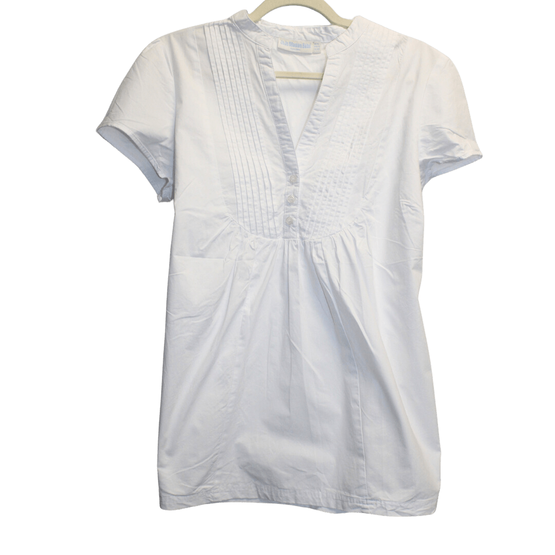 White Pintuck Blouse - 2nd Lyfe C.I.C