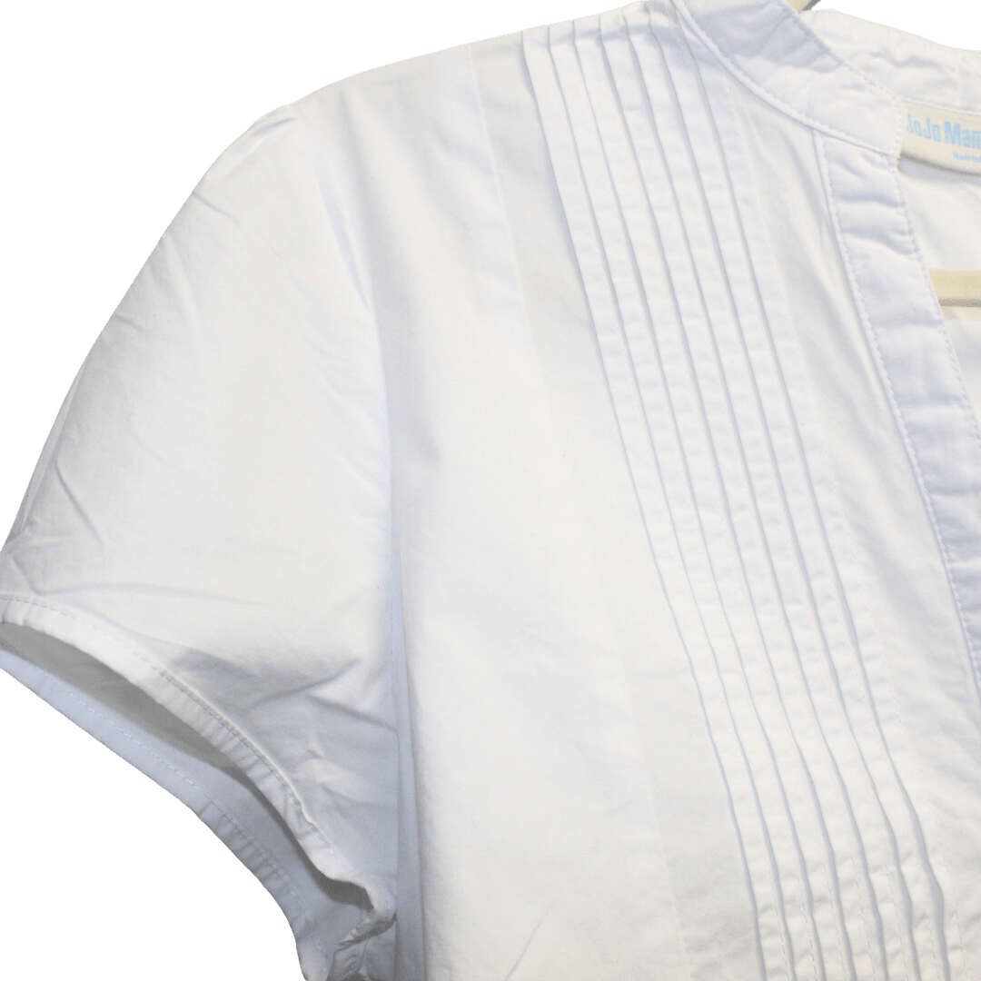 White Pintuck Blouse - 2nd Lyfe C.I.C