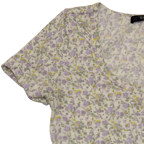Floral Buttoned Tee