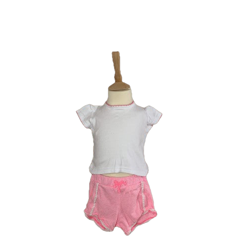 Pink Shorts Set