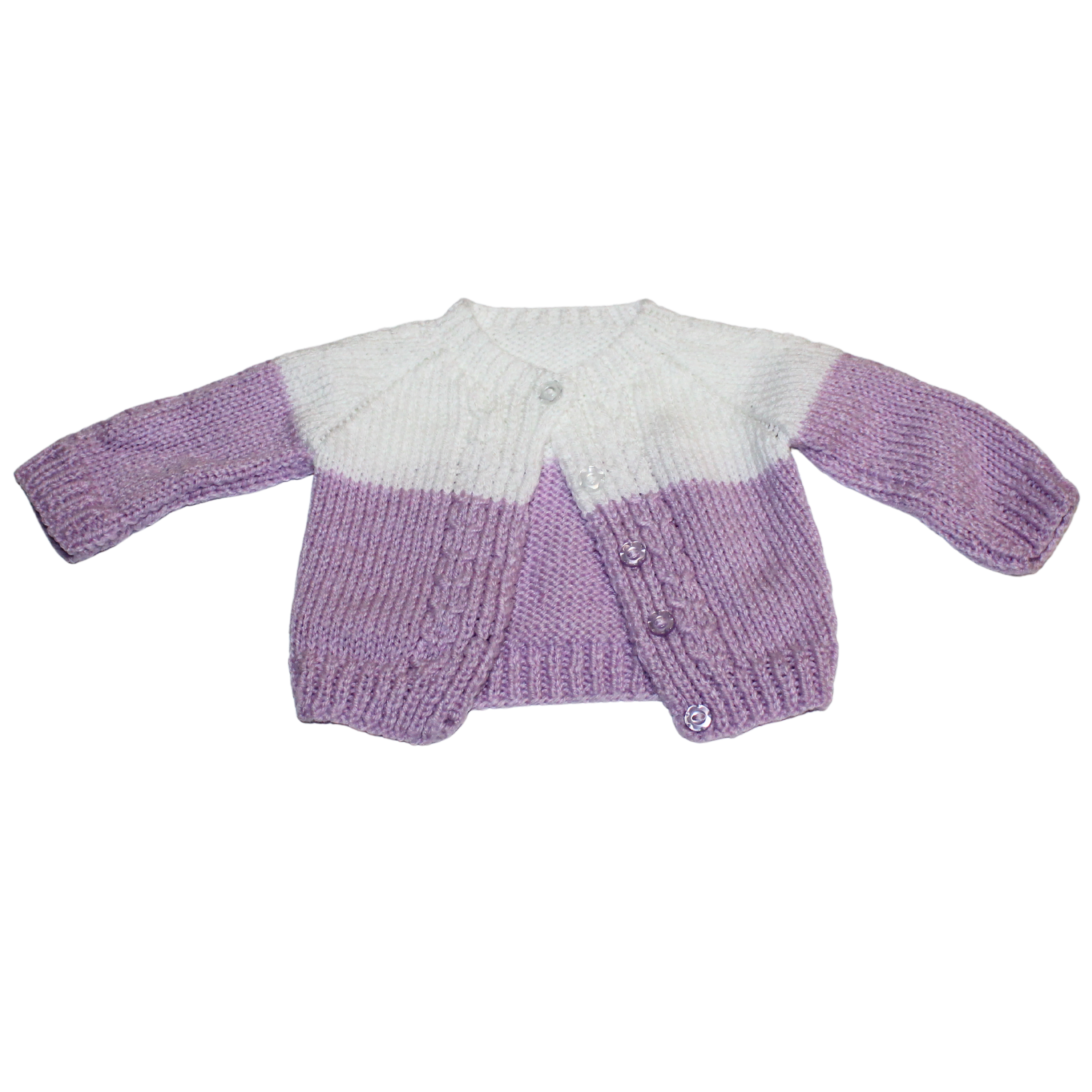 Lilac Handknit Cardi