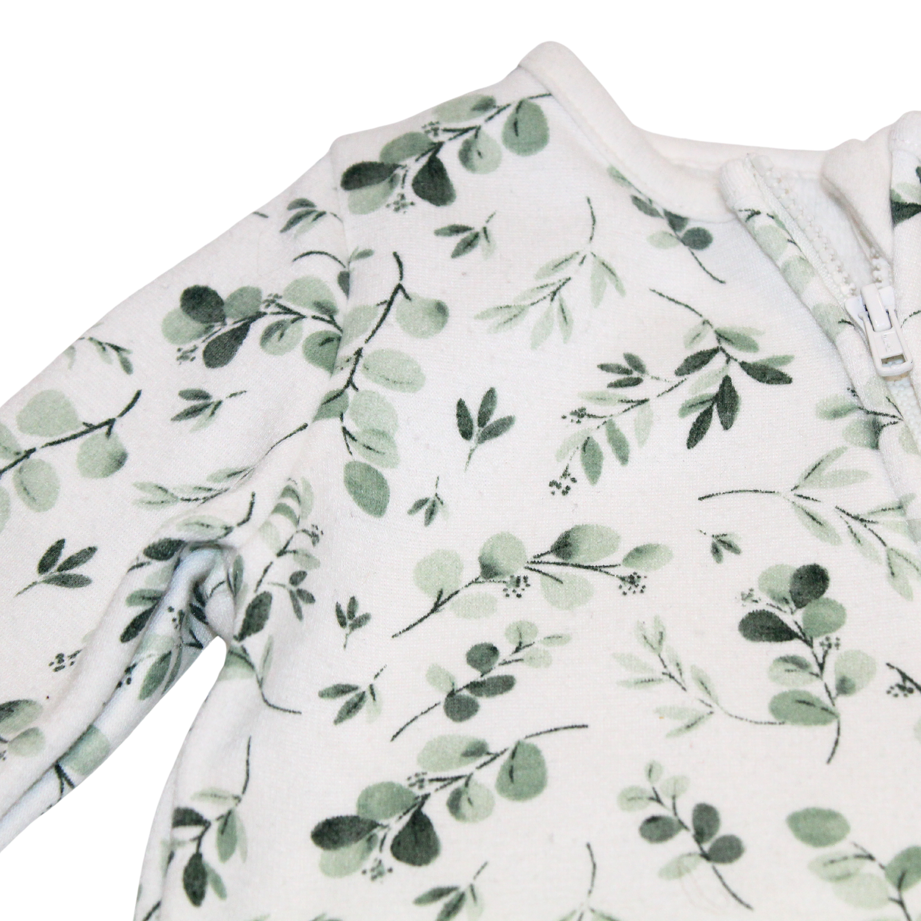 Fleece Lined Leaf Sleepsuit