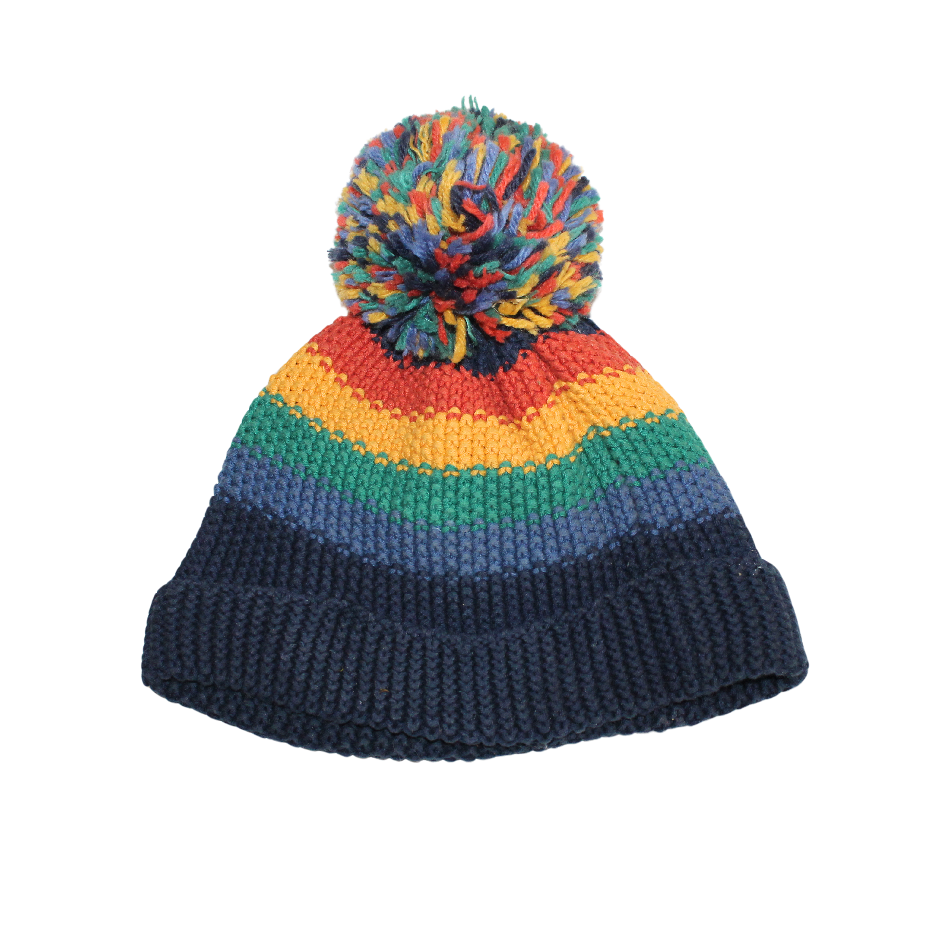 Rainbow Bobble Hat