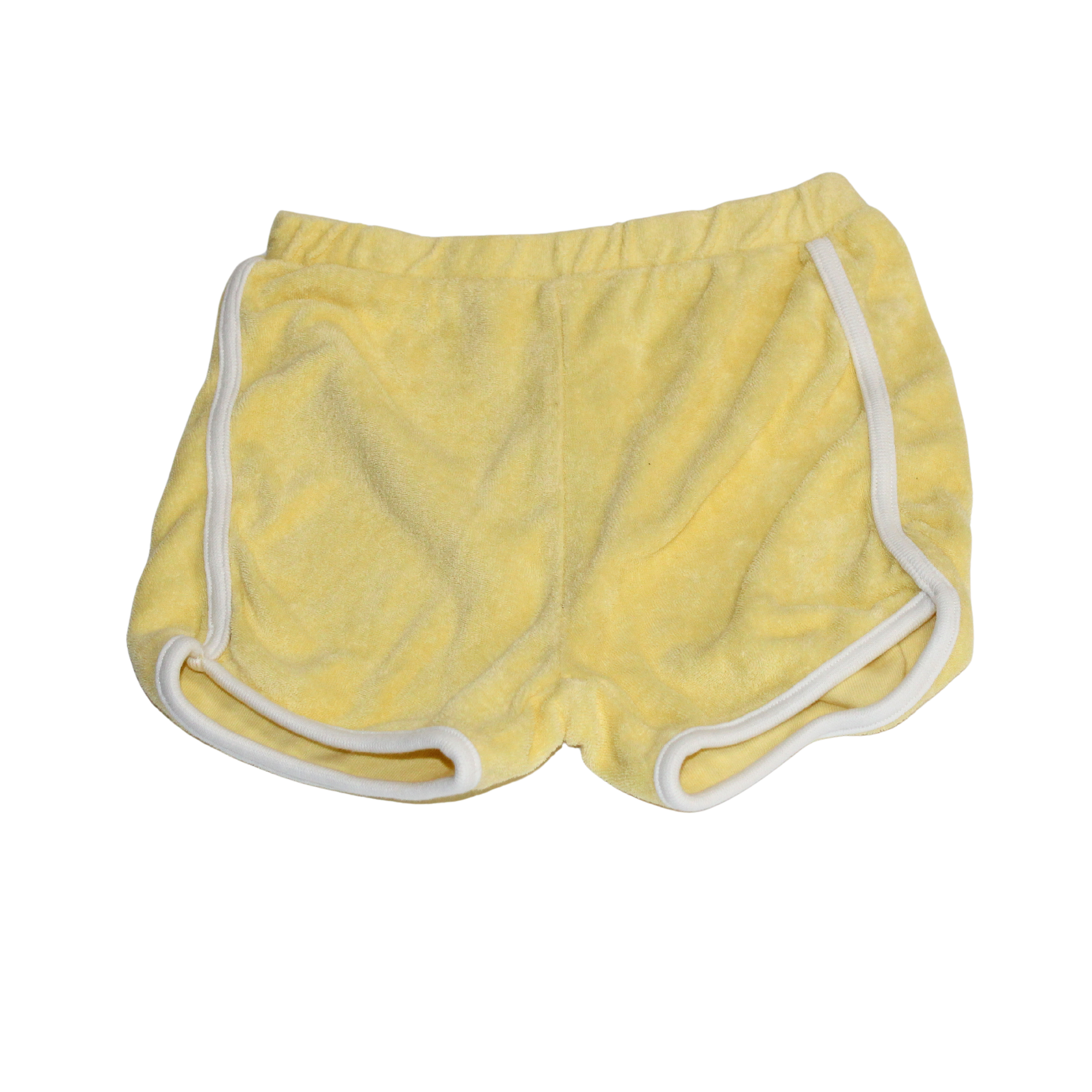 Towelling Yellow Shorts