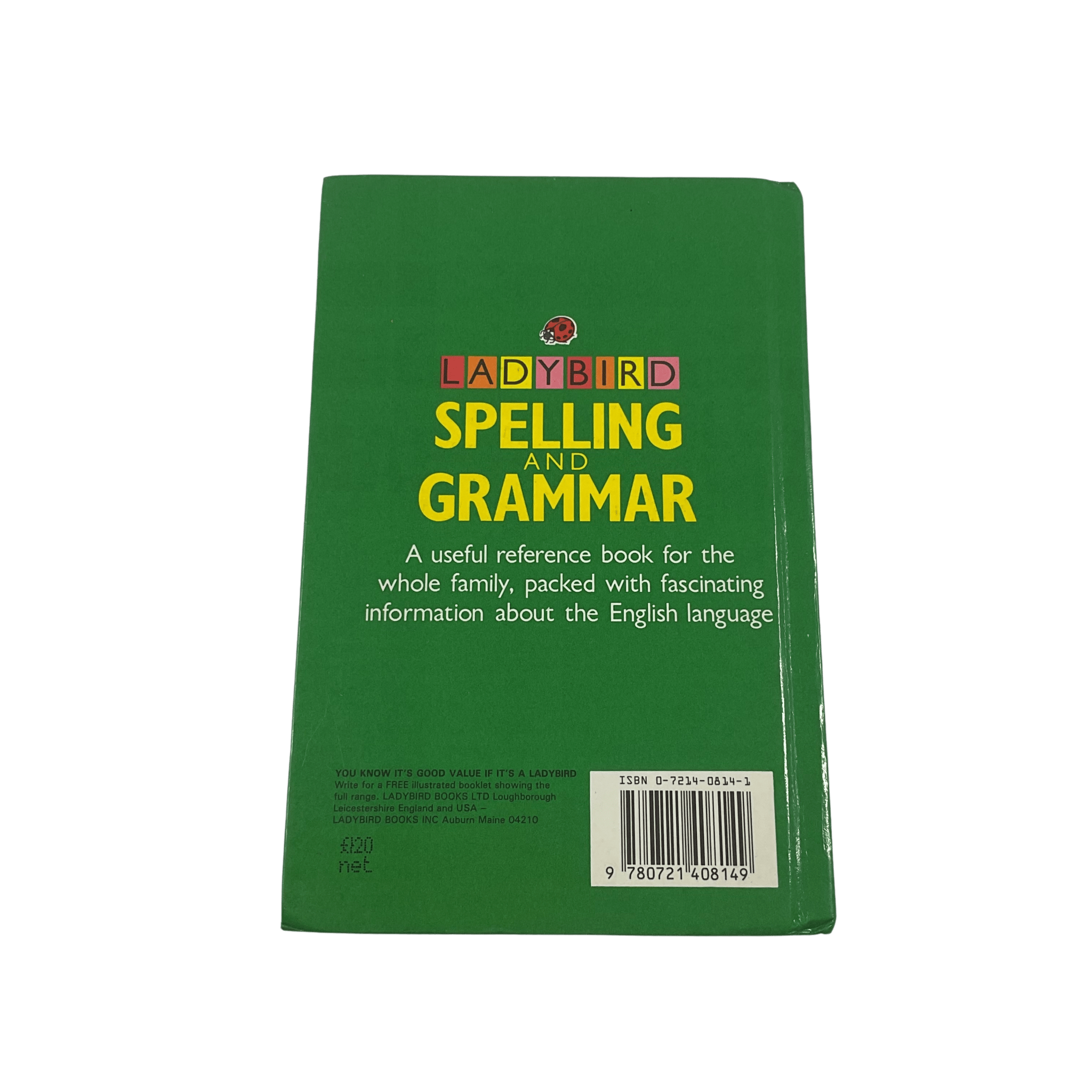 1984 Spelling and Grammar - Hardback - 2nd Lyfe C.I.C