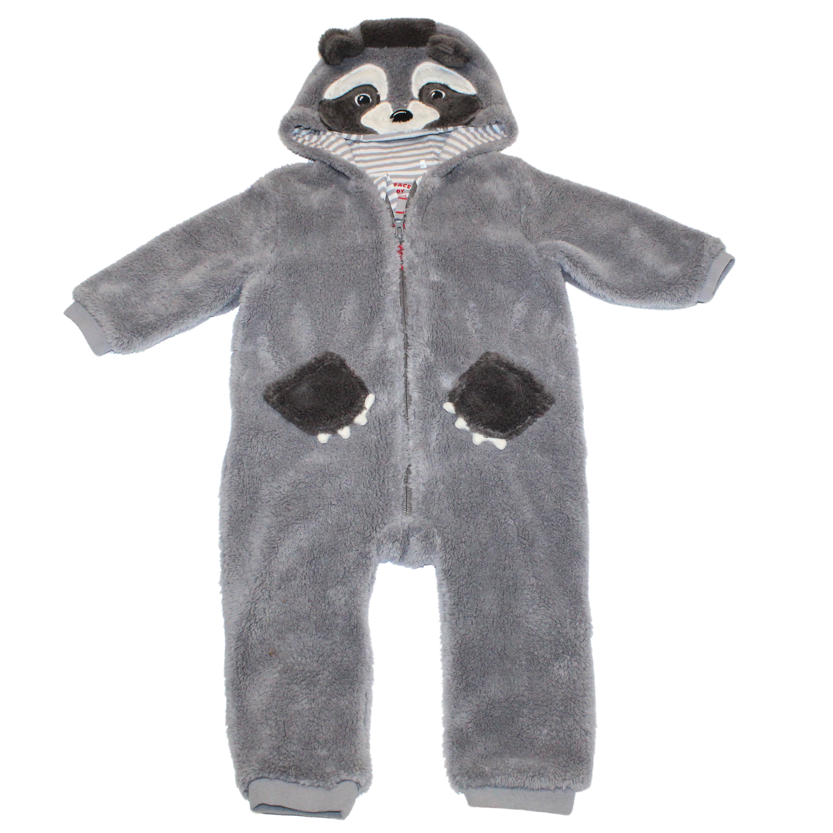 Raccoon Fleecey Pramsuit