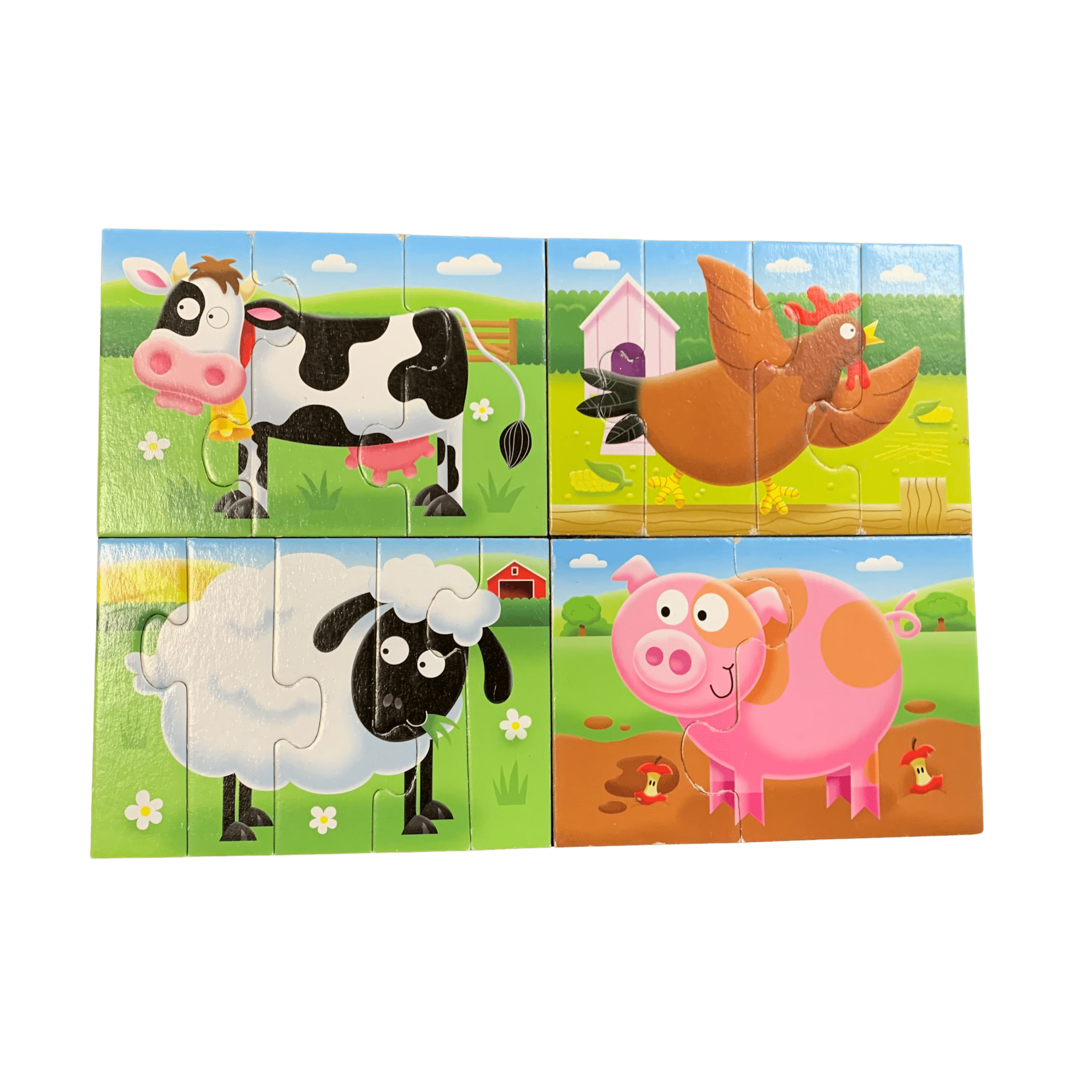 4 Animal Mini Puzzles - 2nd Lyfe C.I.C