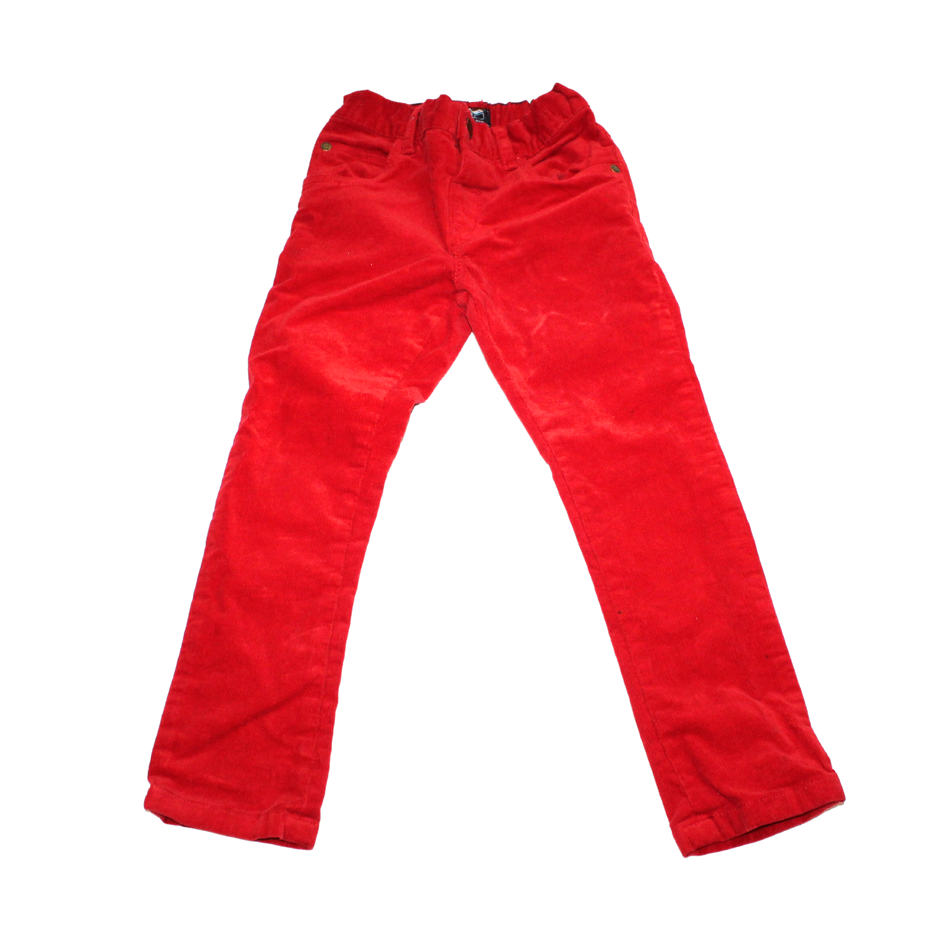 Red Cord Skinny Trousers