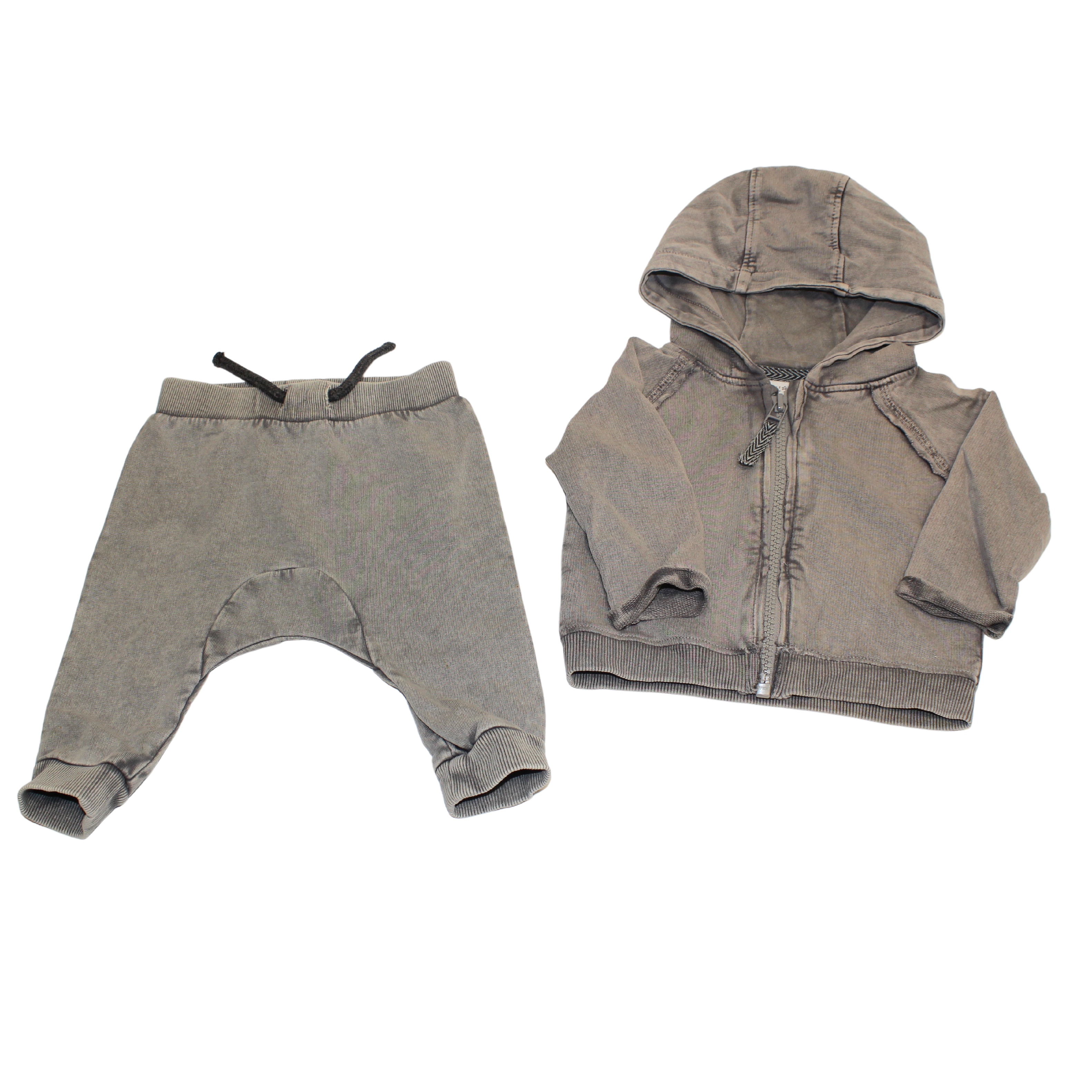 Grey Distressed Tracksuit
