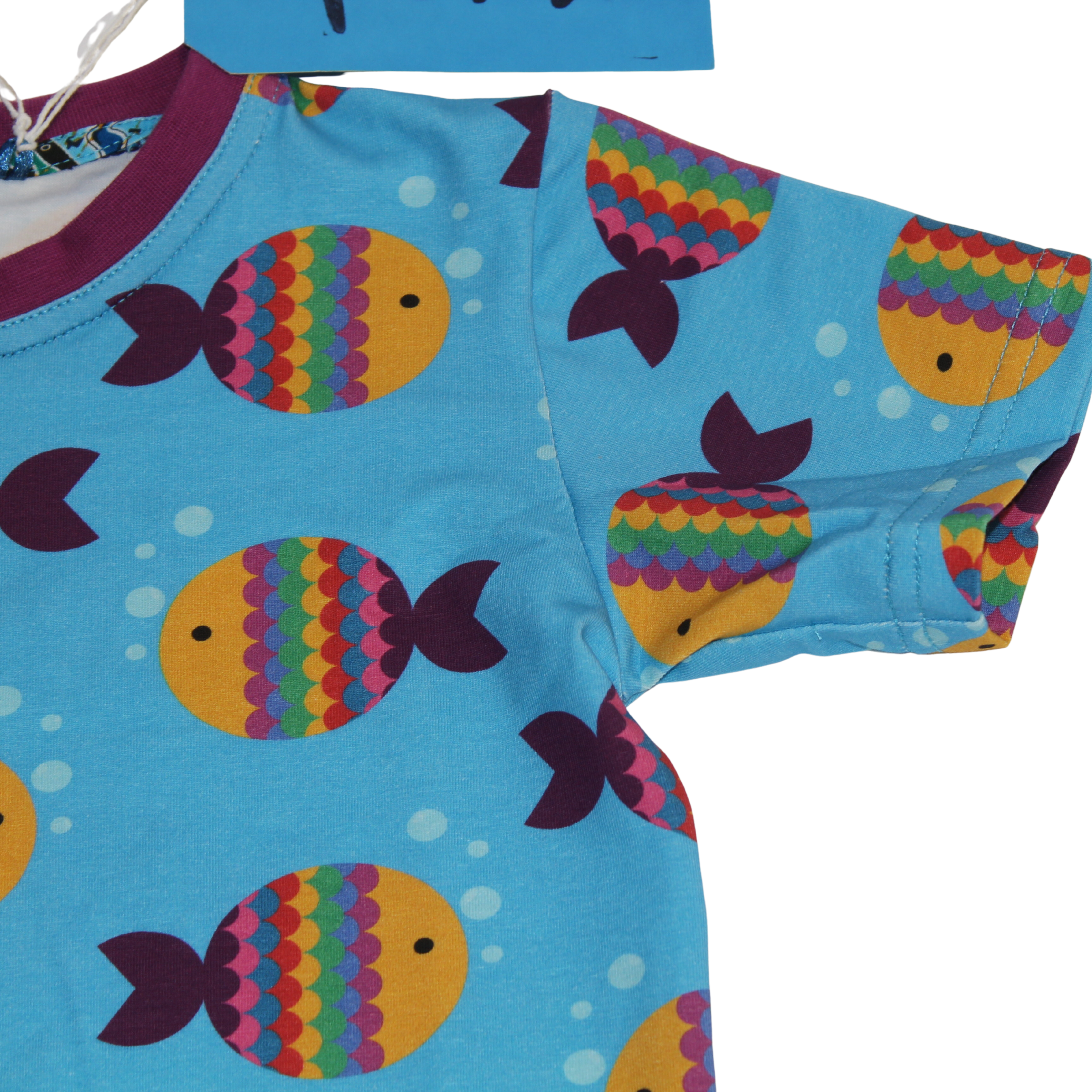Rainbow Fish Blue Kids T-Shirt